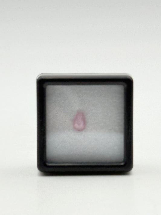 zaffiro rosa briolette natual naturale sapphire 0.47ct