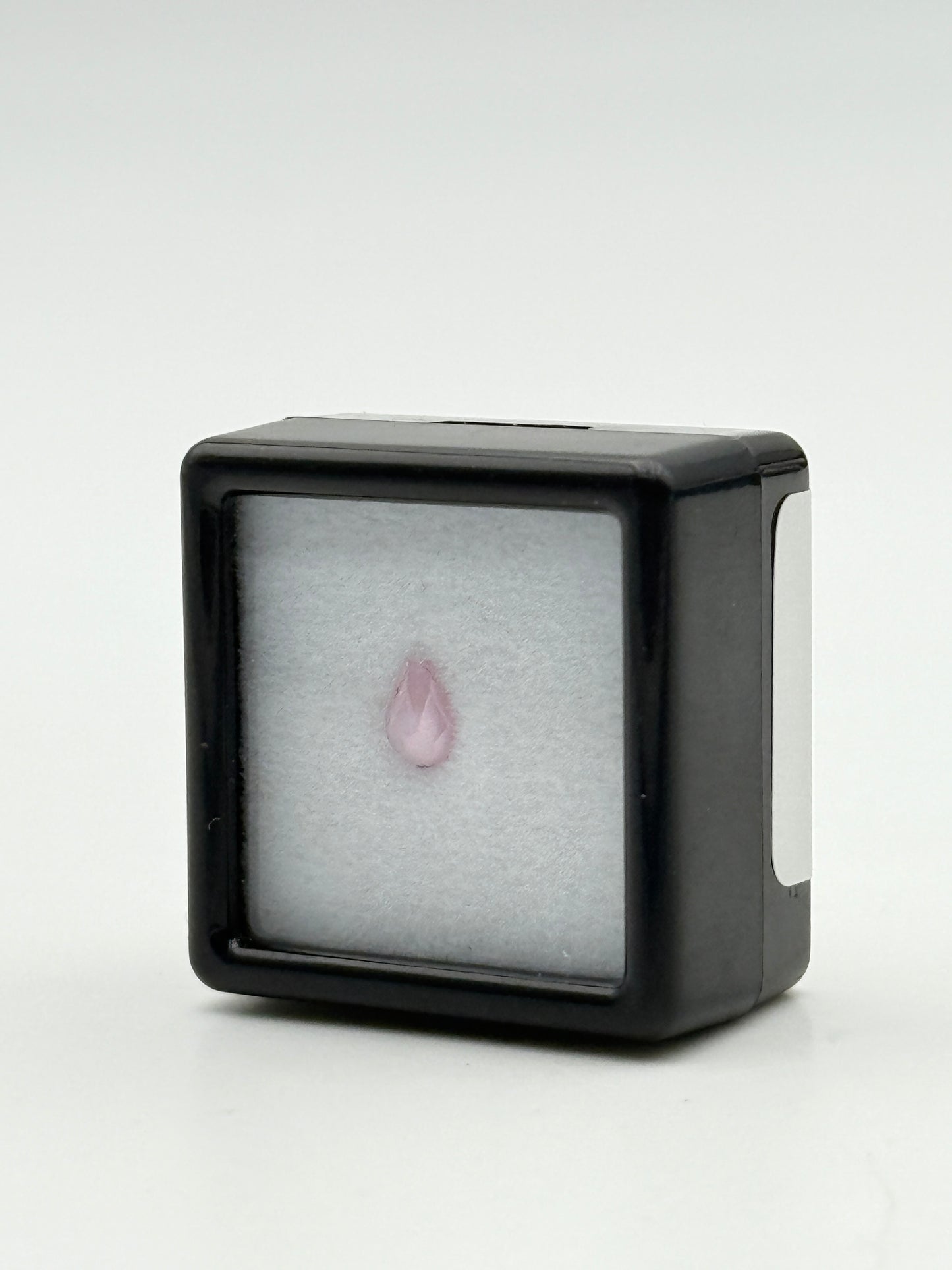 zaffiro rosa briolette natual naturale sapphire 0.47ct