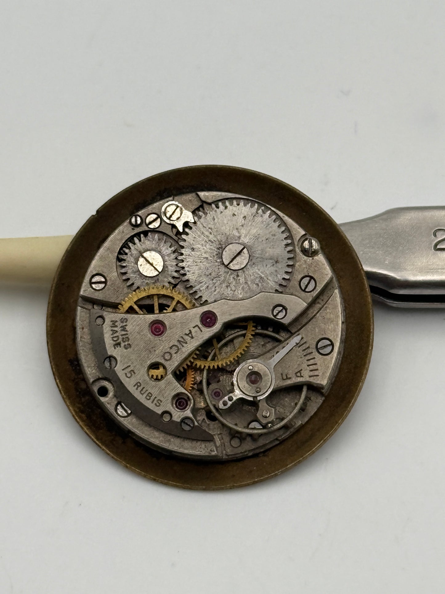 Lanco 1054 movement movimento vintage rare