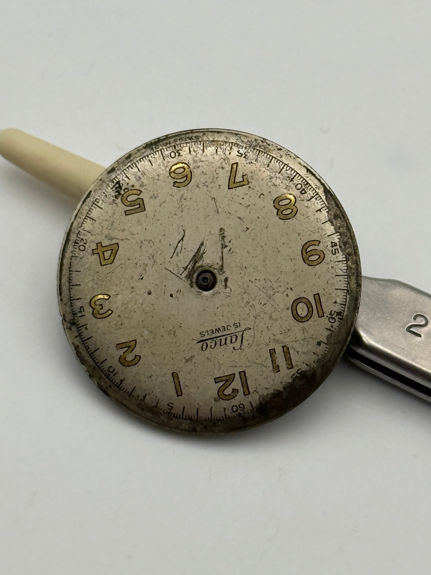 Lanco 1054 movement movimento vintage rare