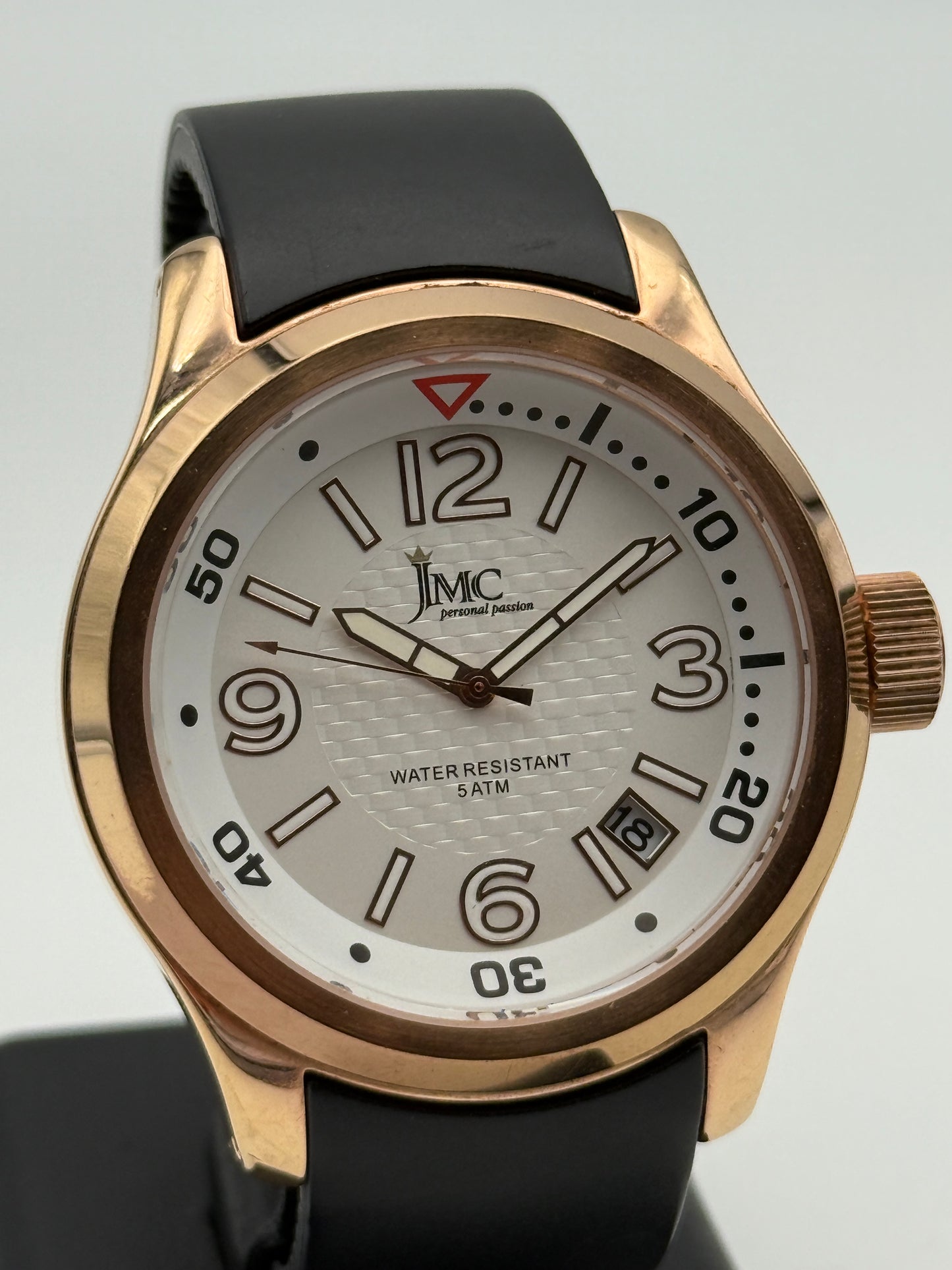 jlmc personal passion 45mm watch orologio gold plated