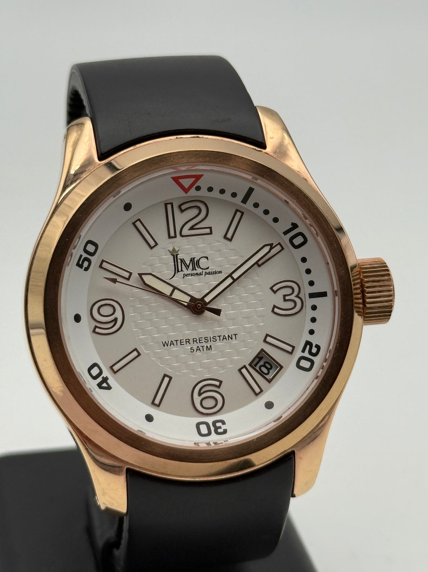 jlmc personal passion 45mm watch orologio gold plated