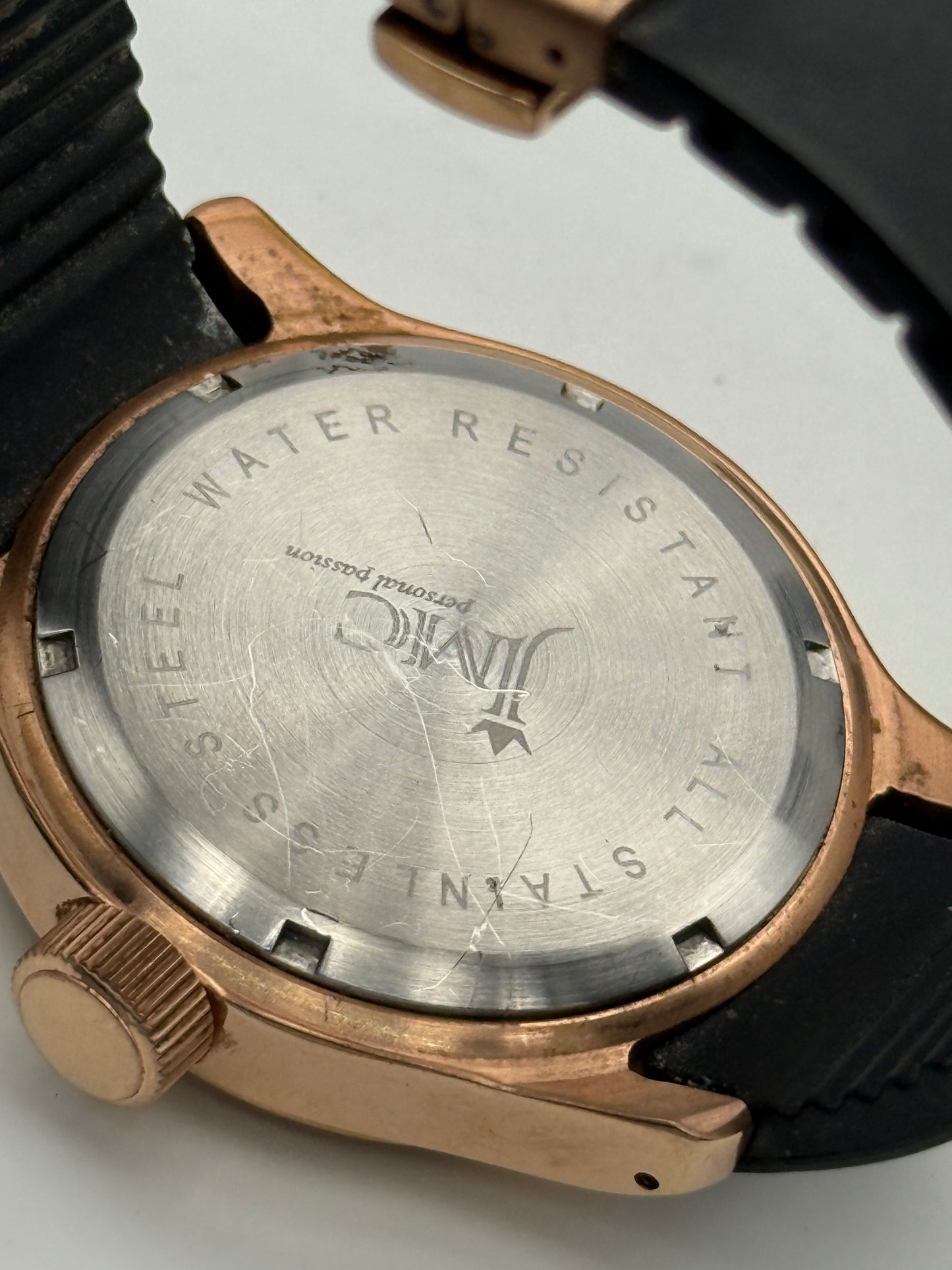jlmc personal passion 45mm watch orologio gold plated