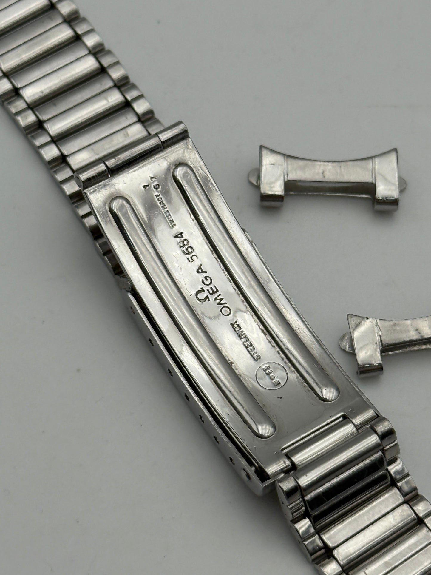 omega seamaster 120 5684 1-67no.13 16mm endlink 537 cinturino strap bracelet