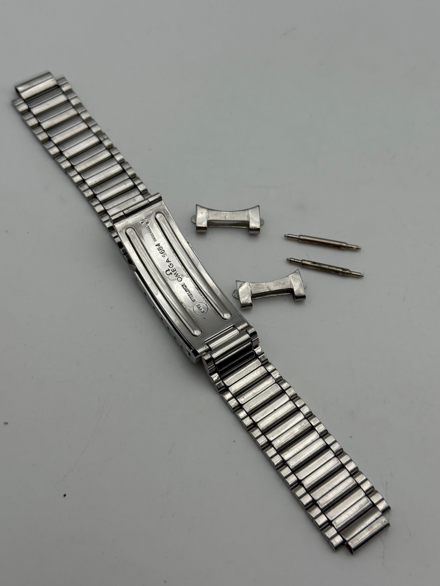 omega seamaster 120 5684 1-67no.13 16mm endlink 537 cinturino strap bracelet