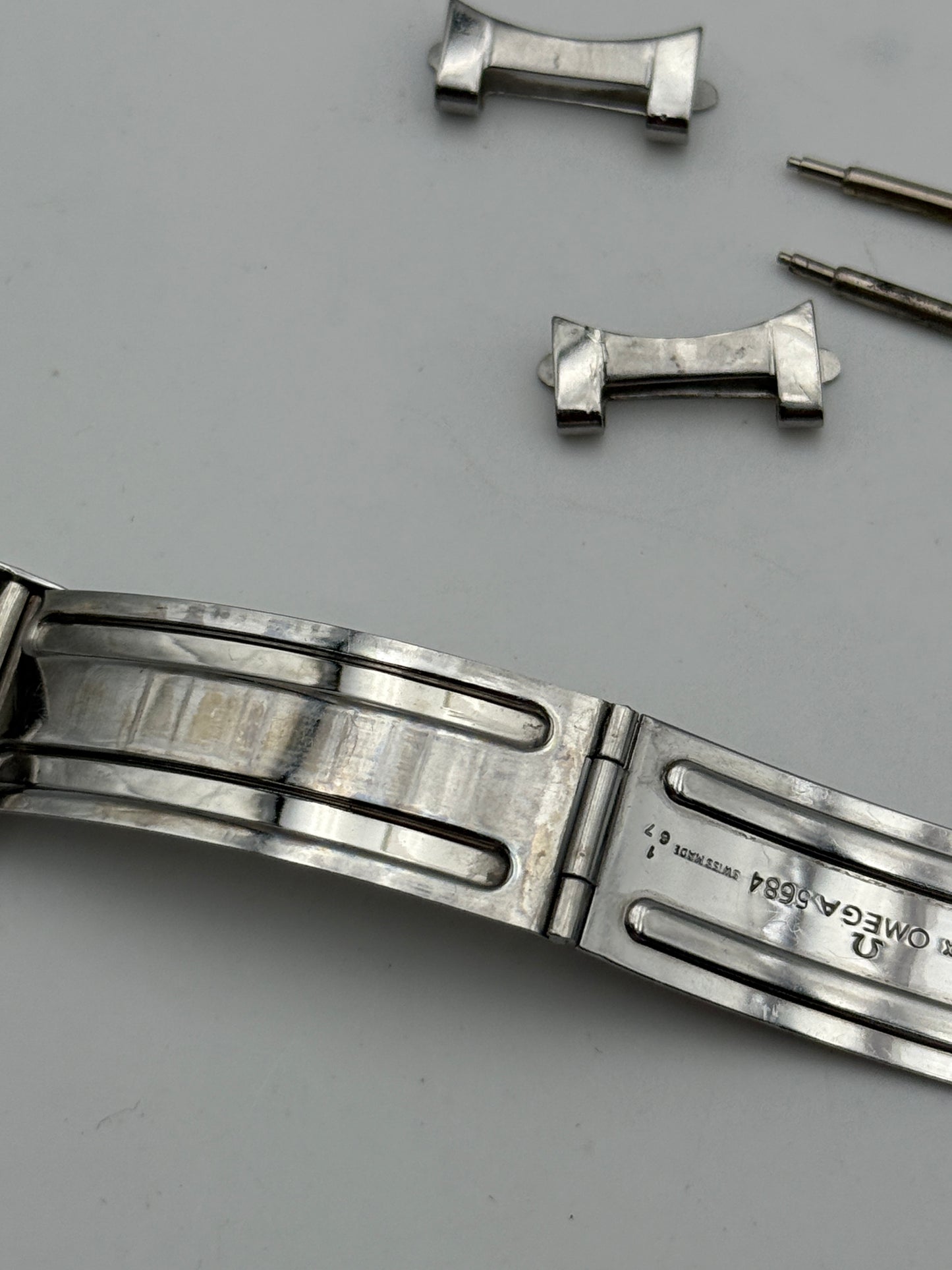 omega seamaster 120 5684 1-67no.13 16mm endlink 537 cinturino strap bracelet