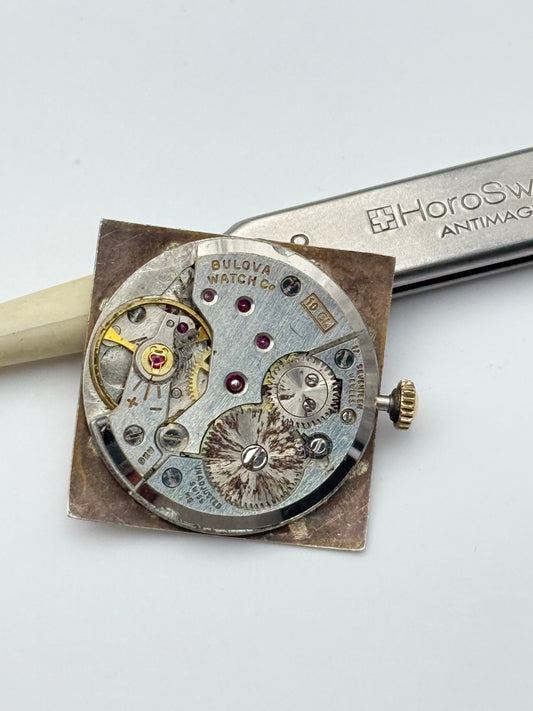 bulova 10cl movement movimento  balance wheel ok bilanciere ok