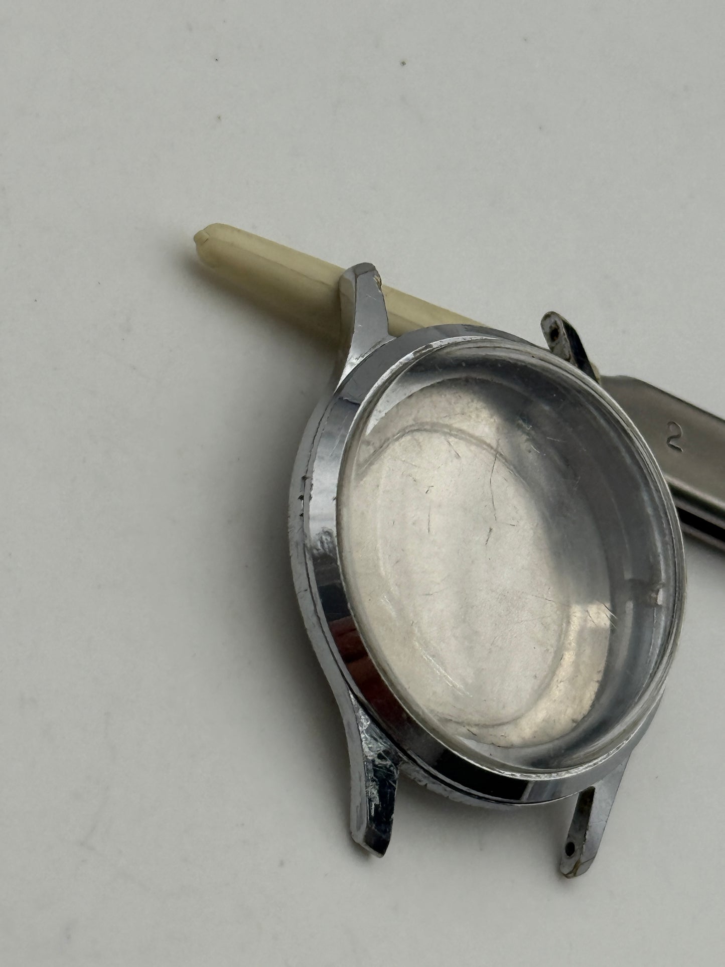 anonimo 34-27mm cassa case vintage swiss made