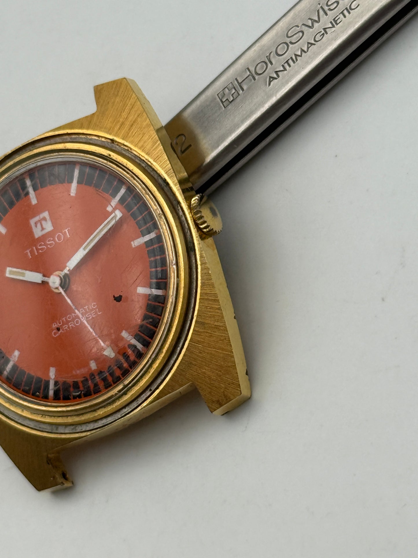 tissot carrousel orange 33mm