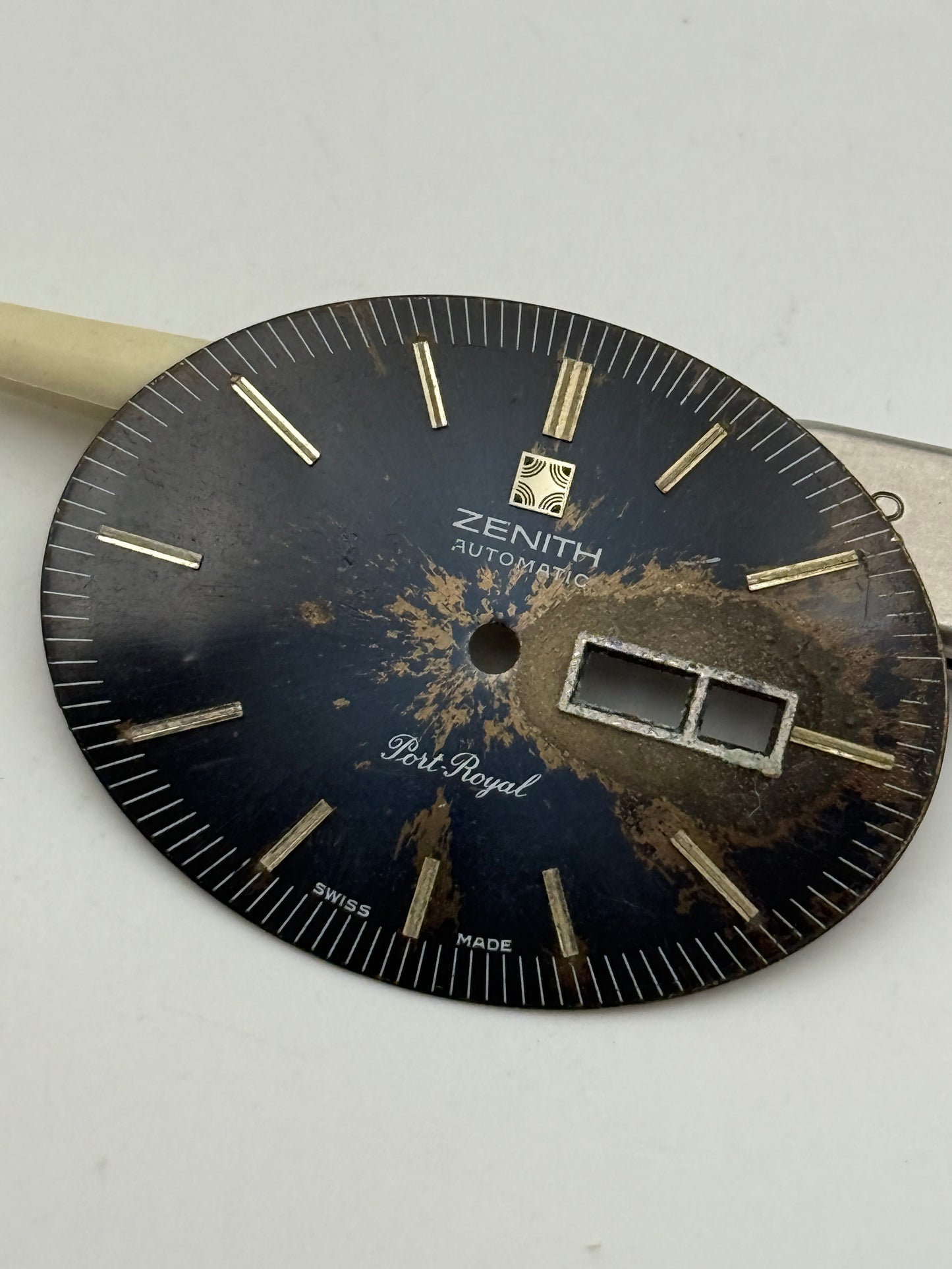 zenith port royal day date 37mm dial quadrante