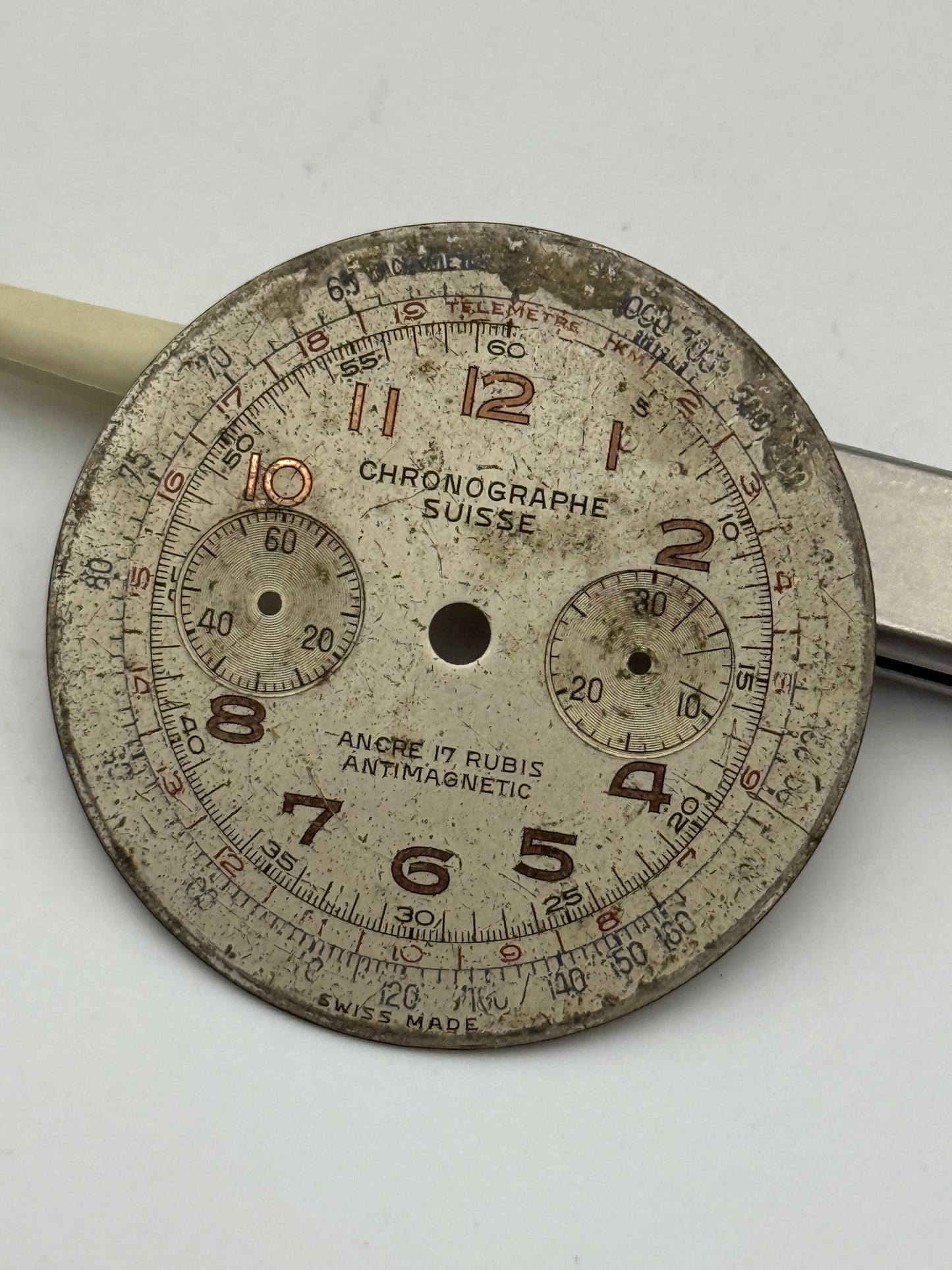chronographe suisse chrono 34.5mm dial quadrante