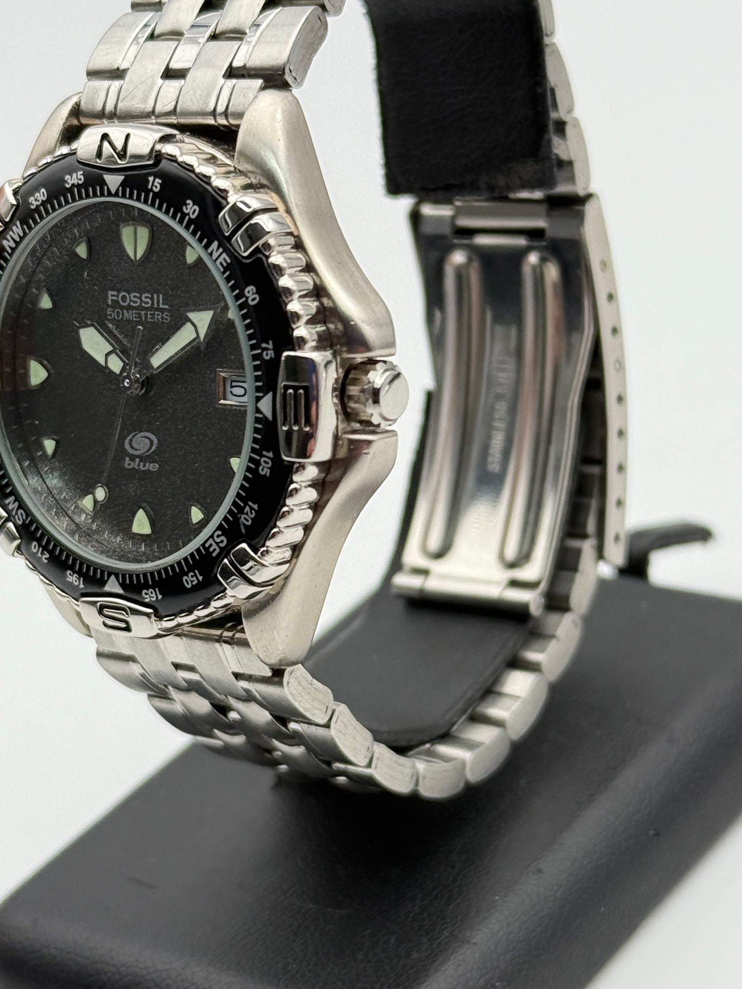 fossil blue 50 meters am-3054 38mm