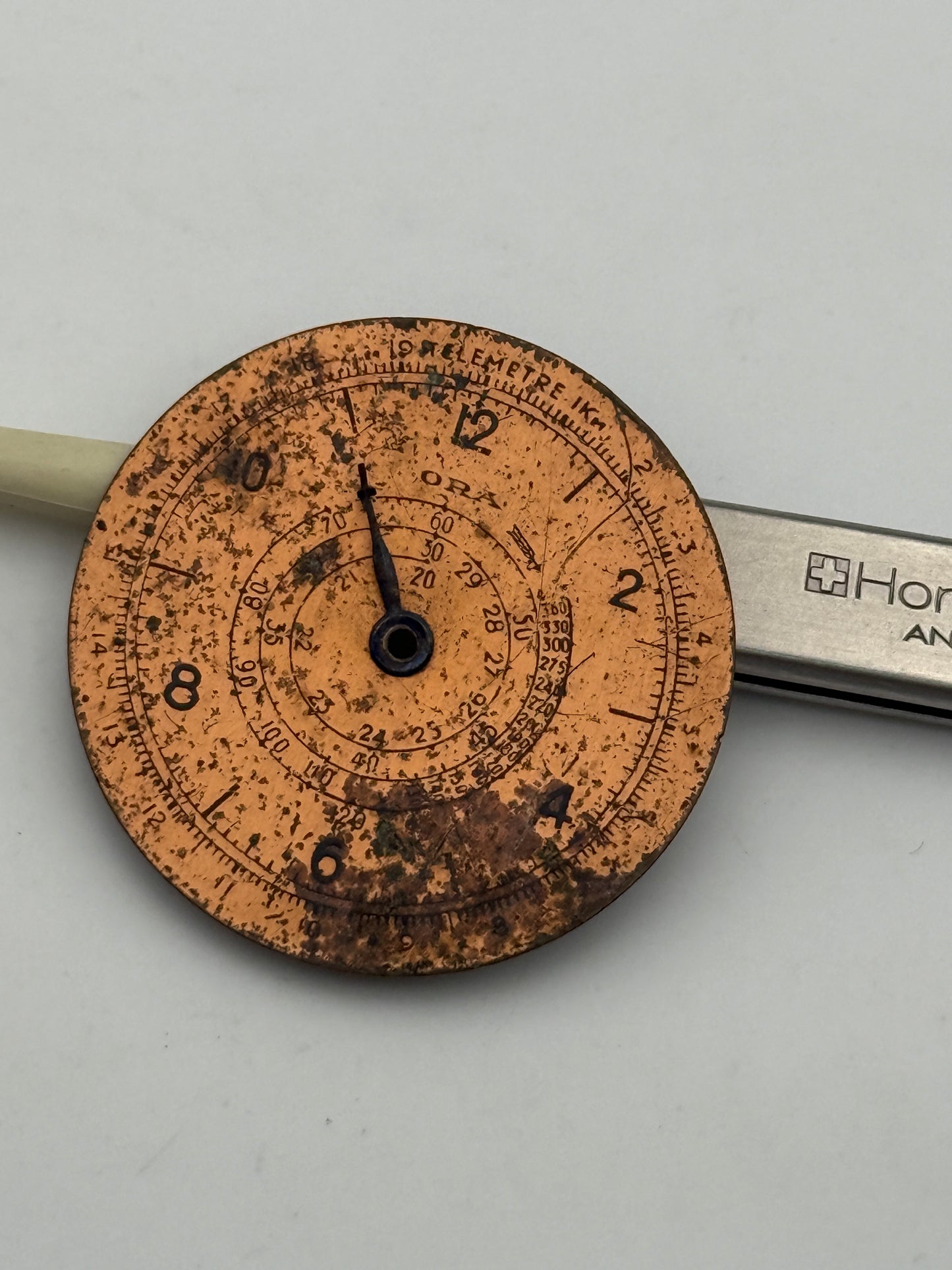 ora stopwatch 33mm dial qudrante