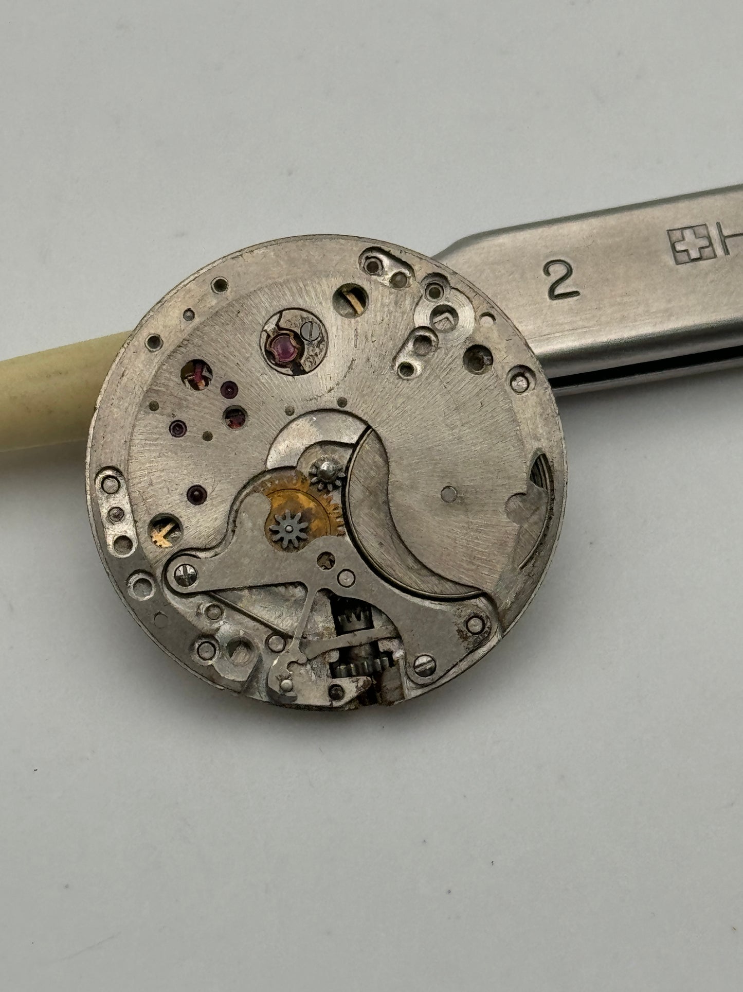 Eberhard peseux 180 movement movimento balance wheel ok, bilanciere ok