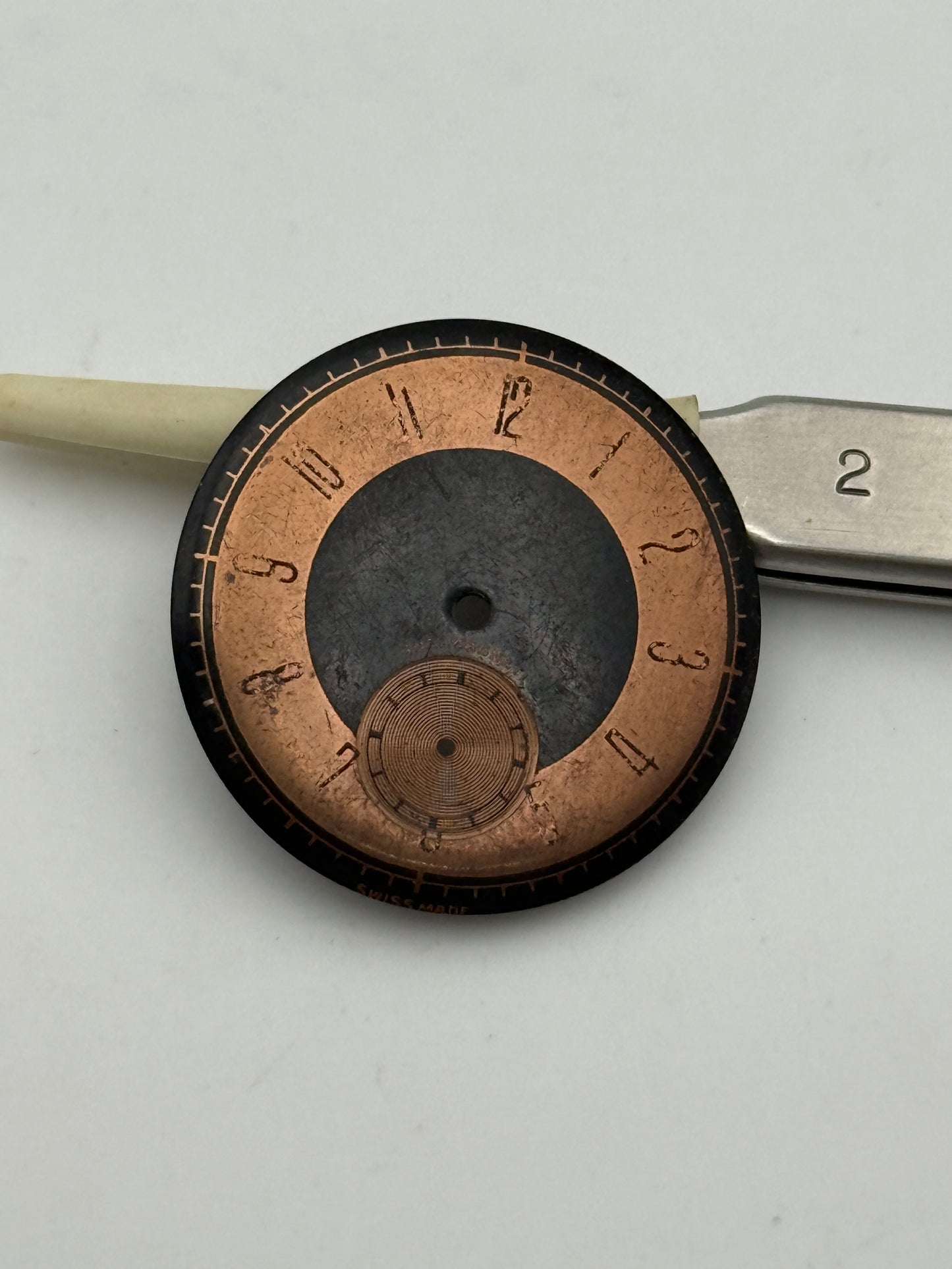 anonimo bitonale 27.3mm dial quadrante
