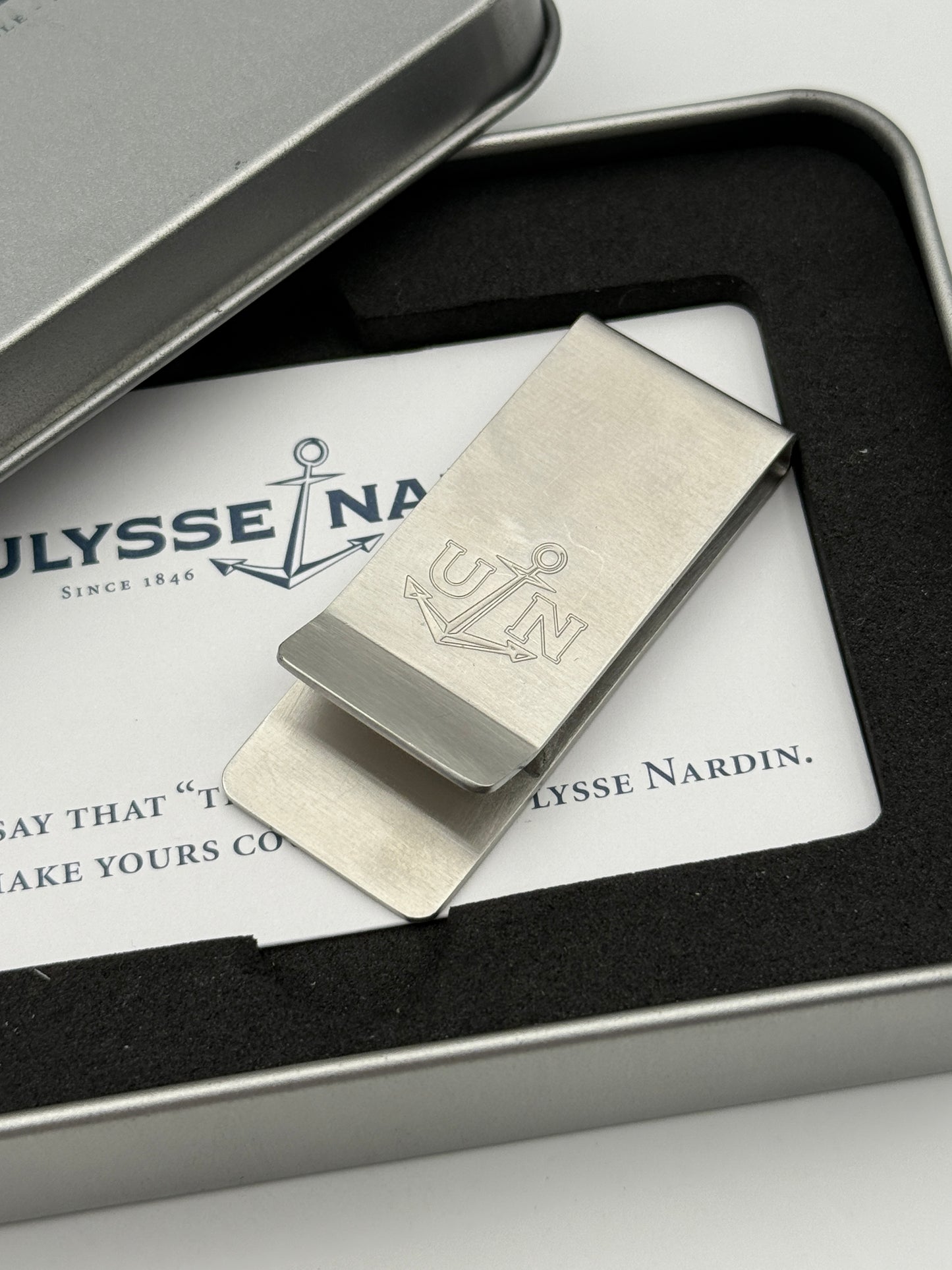 Ulysse nardin fermaslodi money clip gadget swiss made