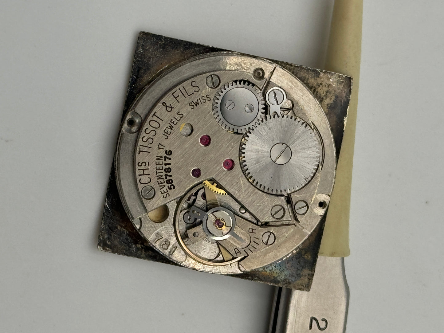 Tissot 781 movement movimento balance wheel ok bilanciere ok