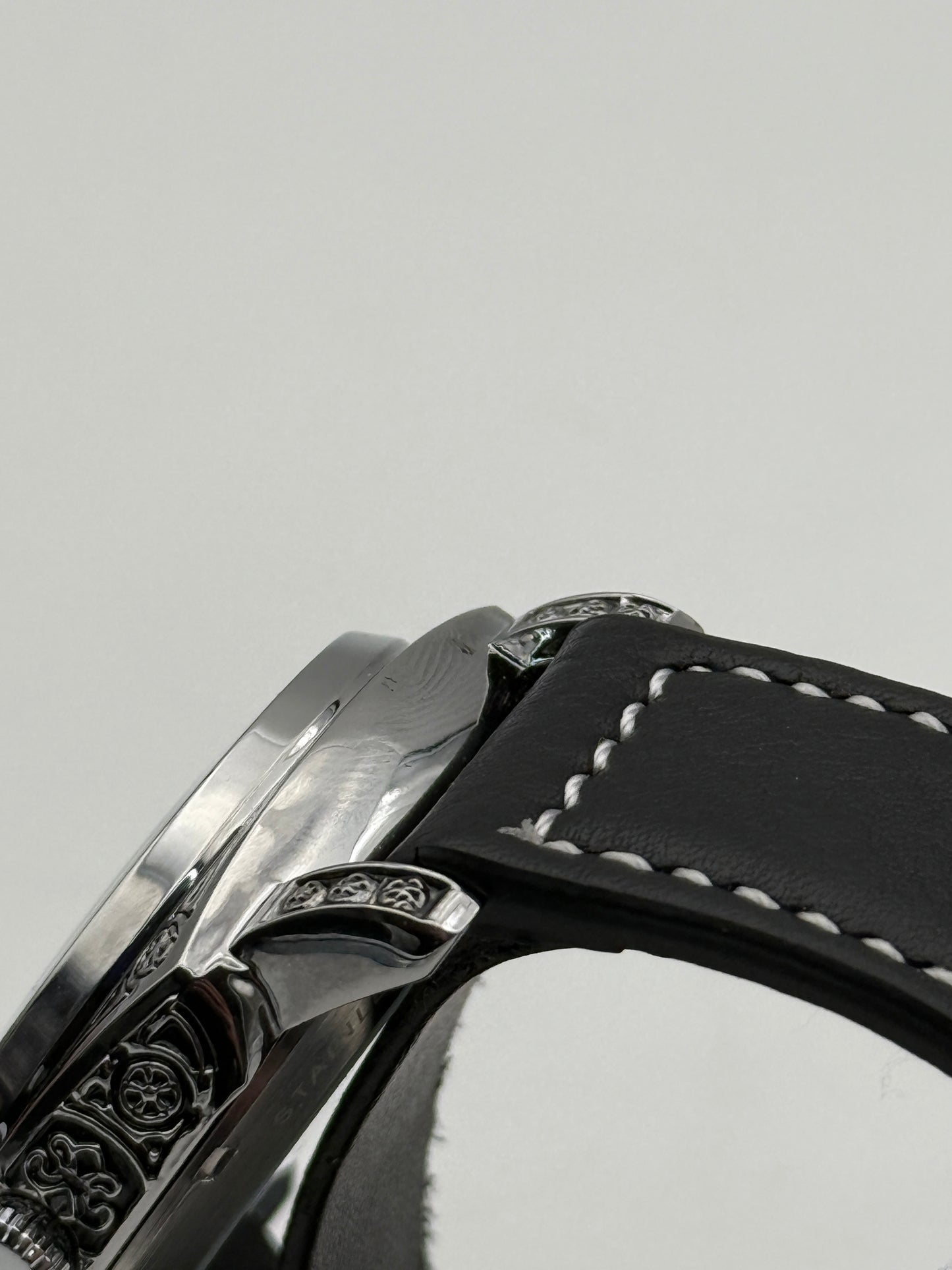 Mechanical skelethon 8071 acciaio 41mm ceselled watch automatic