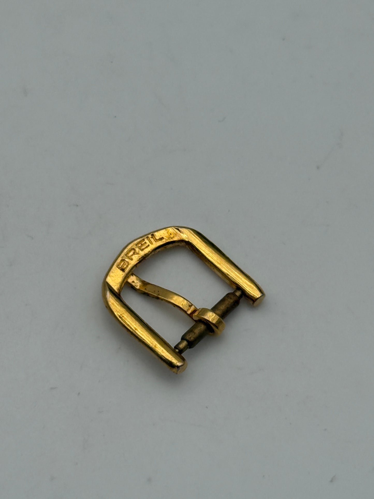 breil vintage 10mm fibbia buckle gold plated vintage