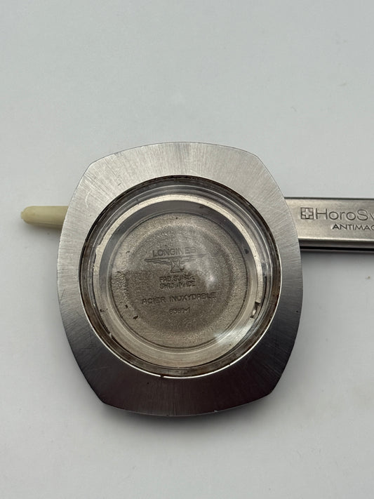 longines 8581-1 39mm cassa case steel ultrachron
