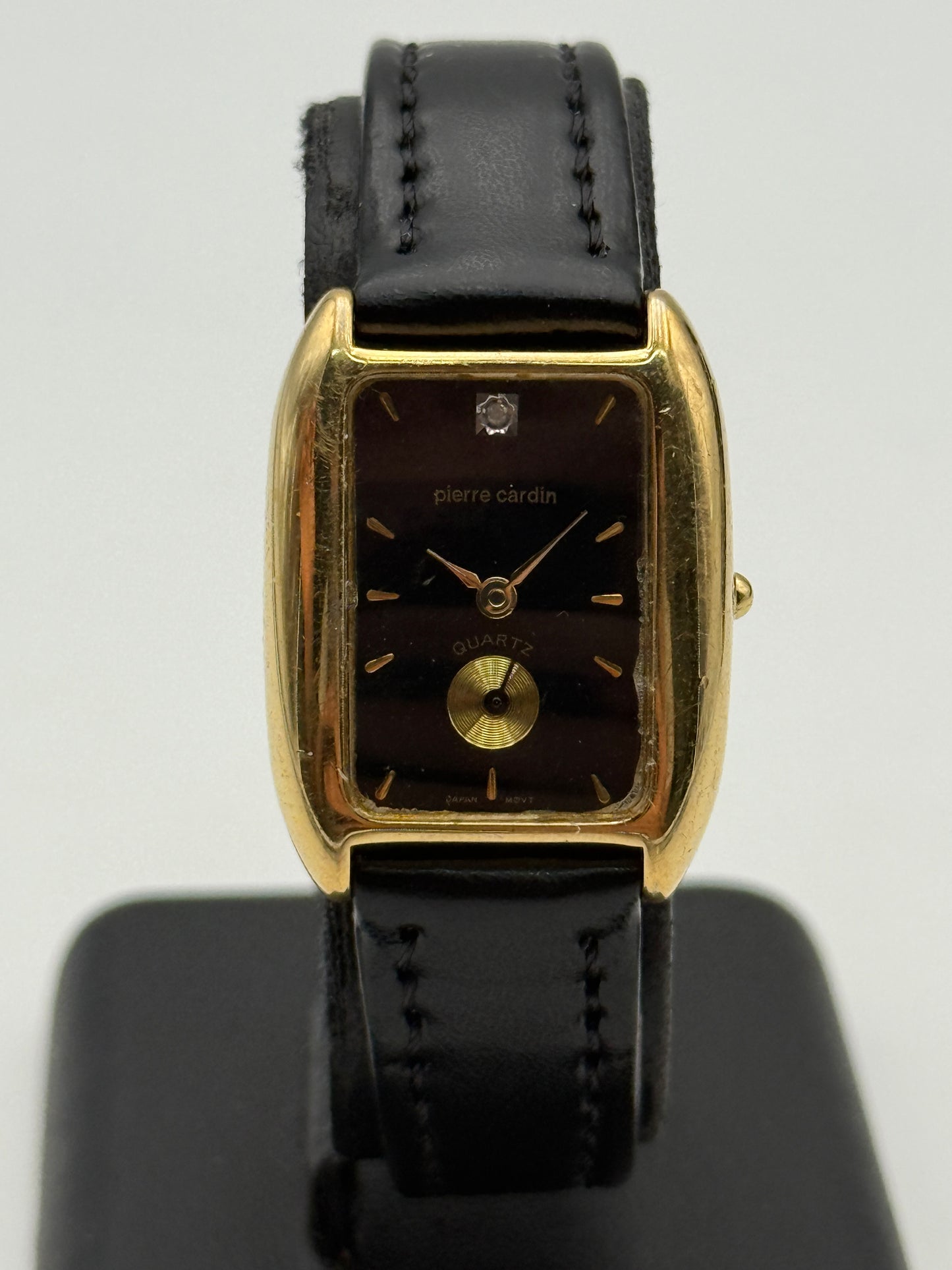 pierre cardin watch brilly lpc2182 23x30mm gold plated quartz
