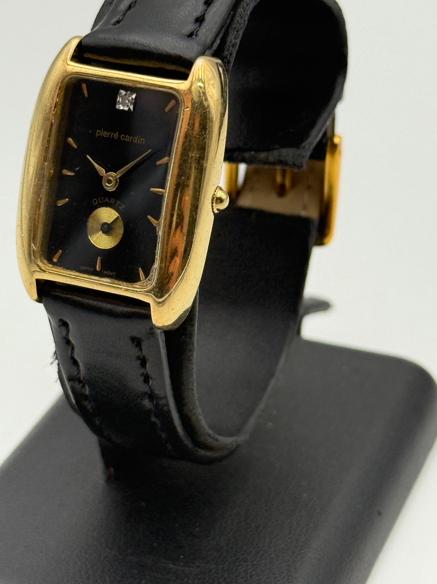 pierre cardin watch brilly lpc2182 23x30mm gold plated quartz