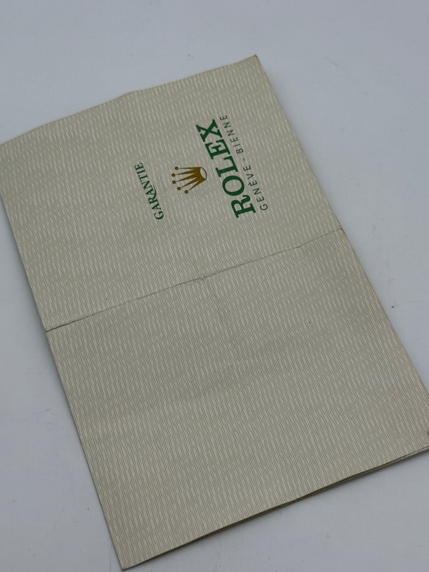 rolex warranty guarantee 572-01-300