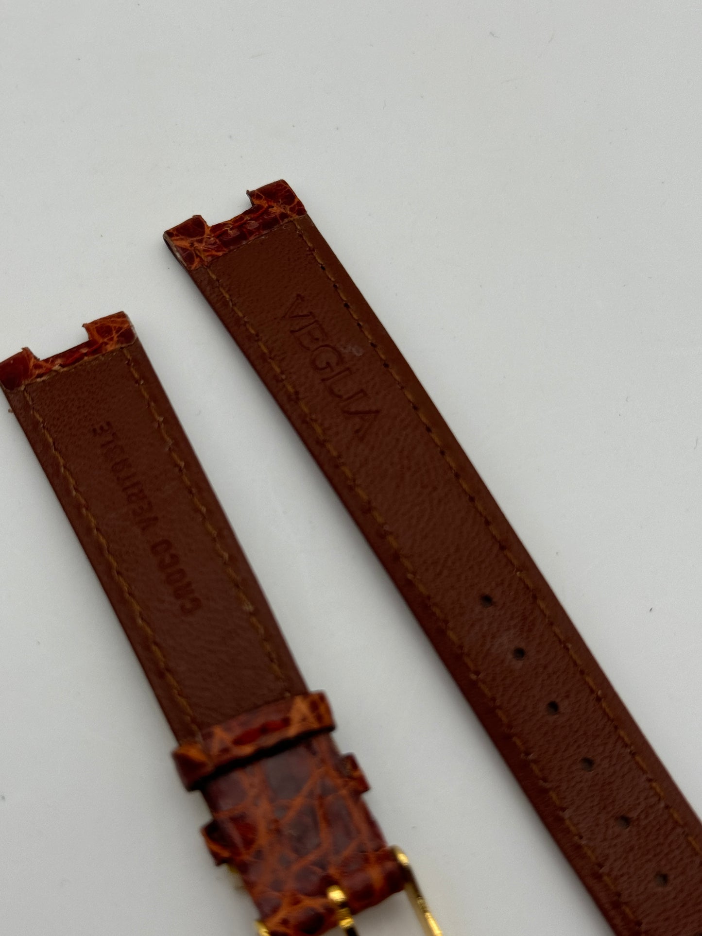 Veglia cinturino vero cuoio leather strap 17mm