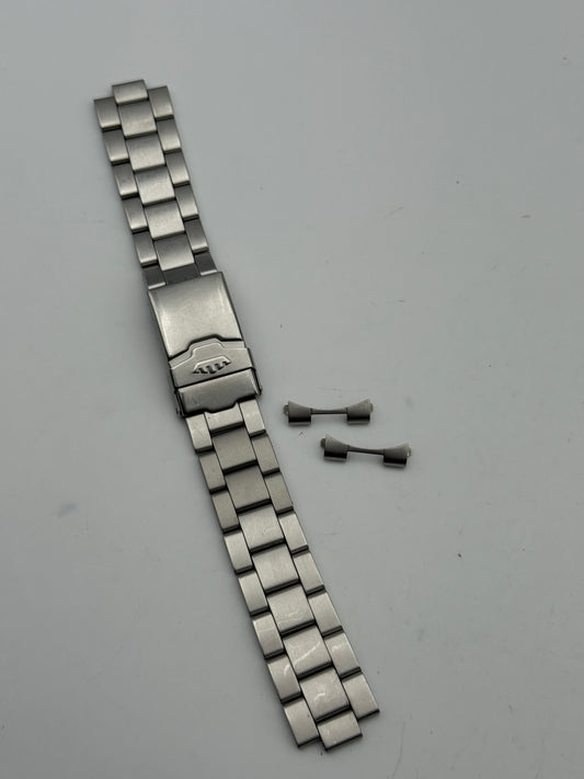 fortis 24h 596.10.148 20mm bracciale bracelet steel