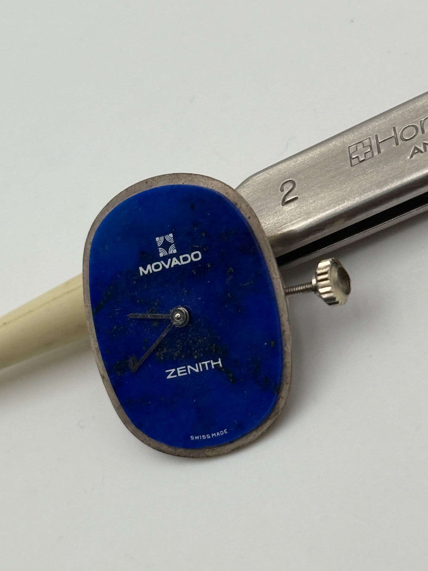 Movado zenith lapis blue movement movimento 1740