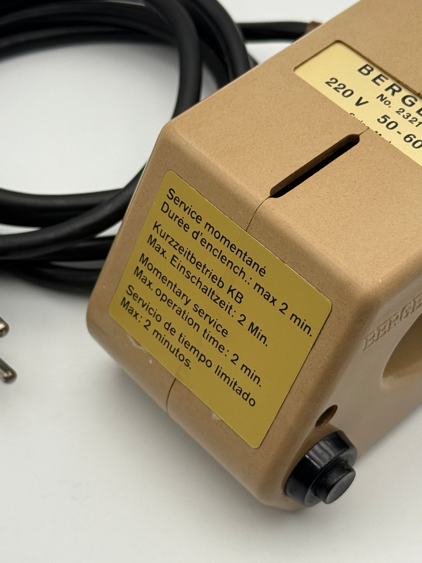 bergeon no.2321 smagnetizzatore scalamitatore demagnetizer scaler swiss made