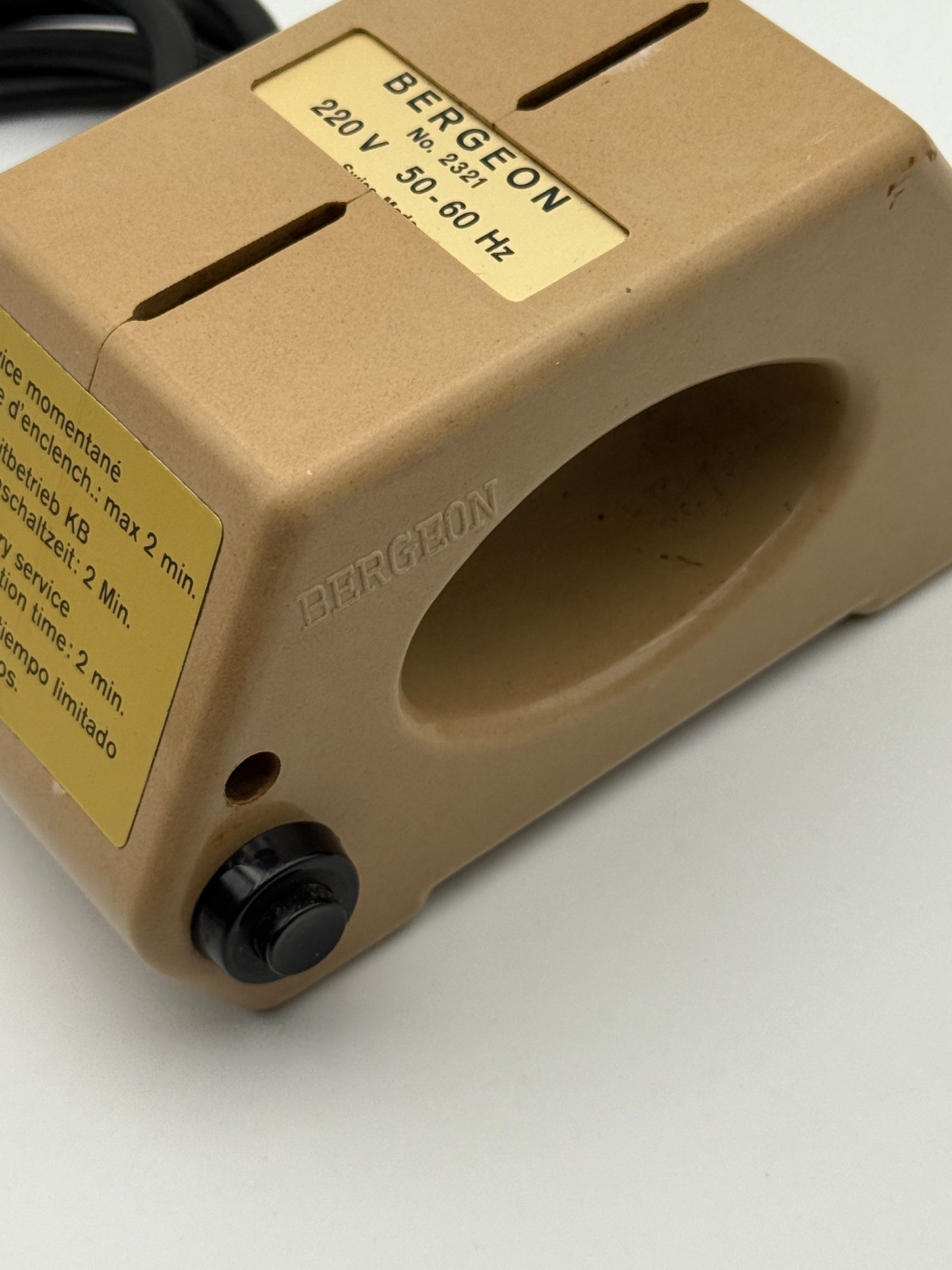 bergeon no.2321 smagnetizzatore scalamitatore demagnetizer scaler swiss made