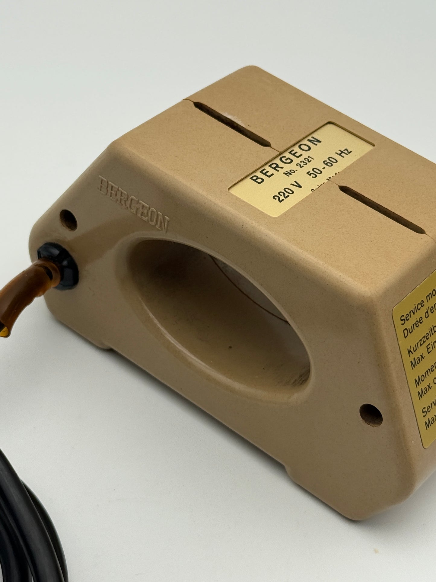 bergeon no.2321 smagnetizzatore scalamitatore demagnetizer scaler swiss made