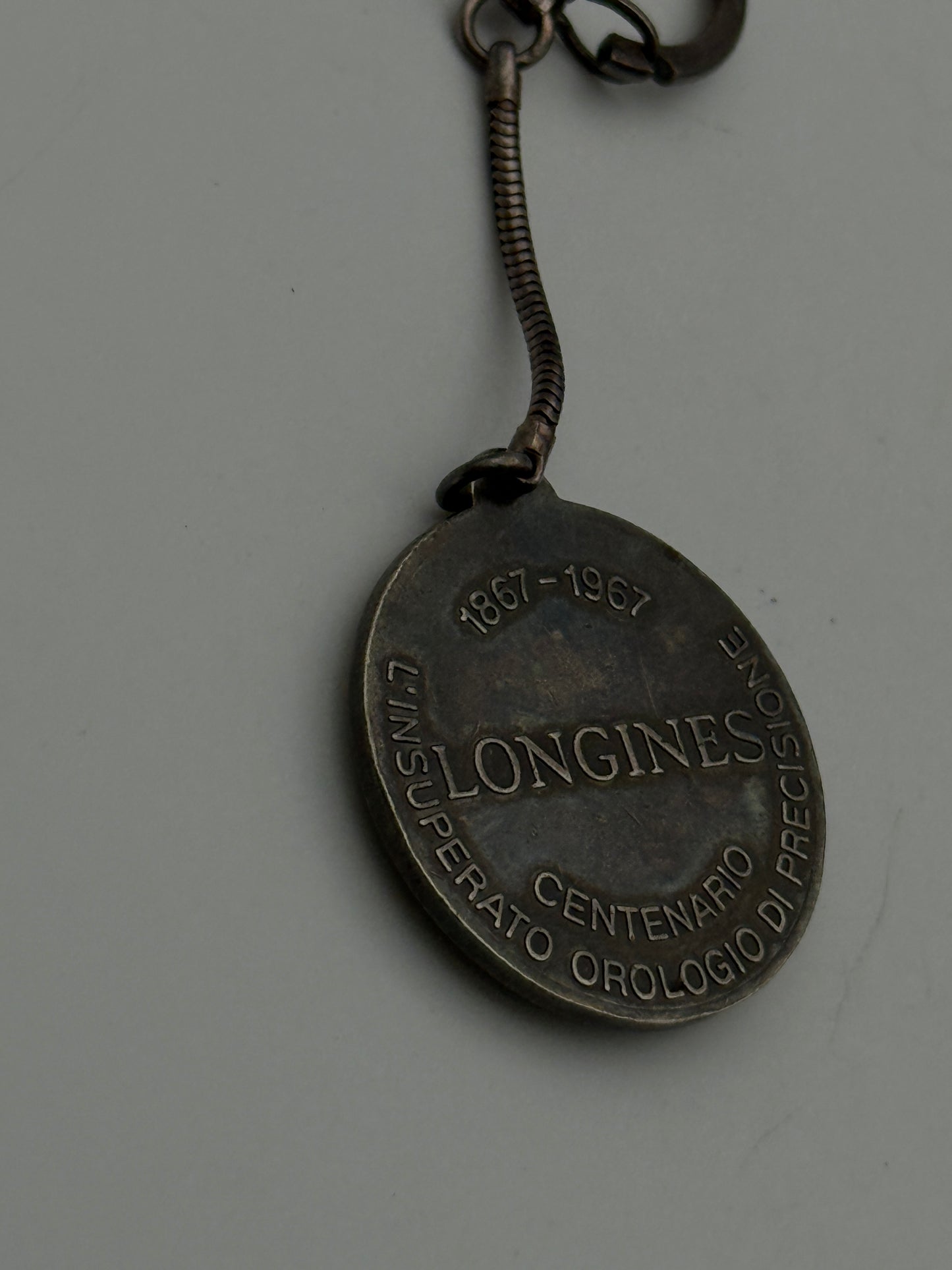 Portachiavi longines centenario 1867-1967 key holder centenary gadget rare