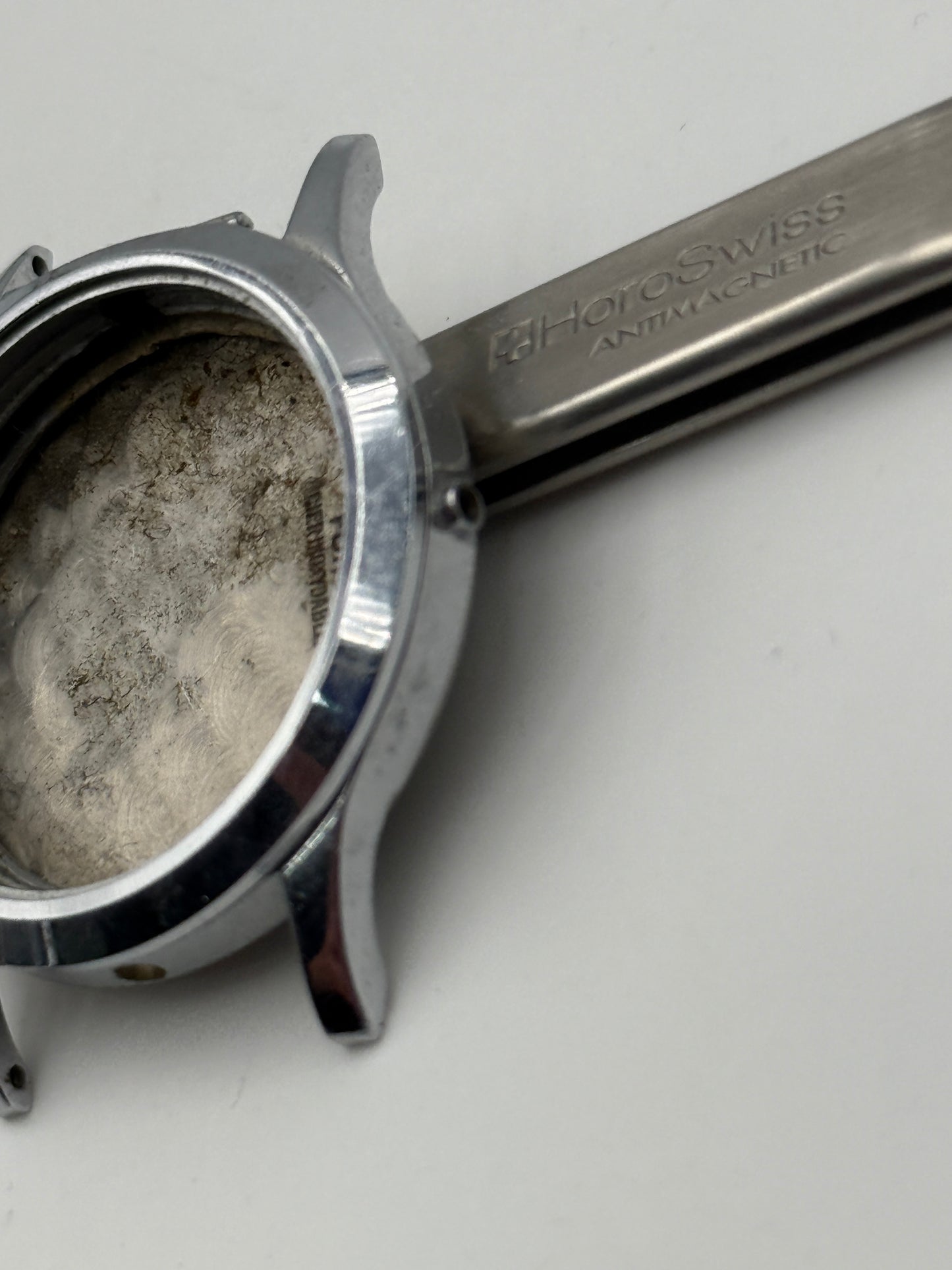 Anonimo cassa case chrono monopusher at 6 o'clock 34mm-25,5mm