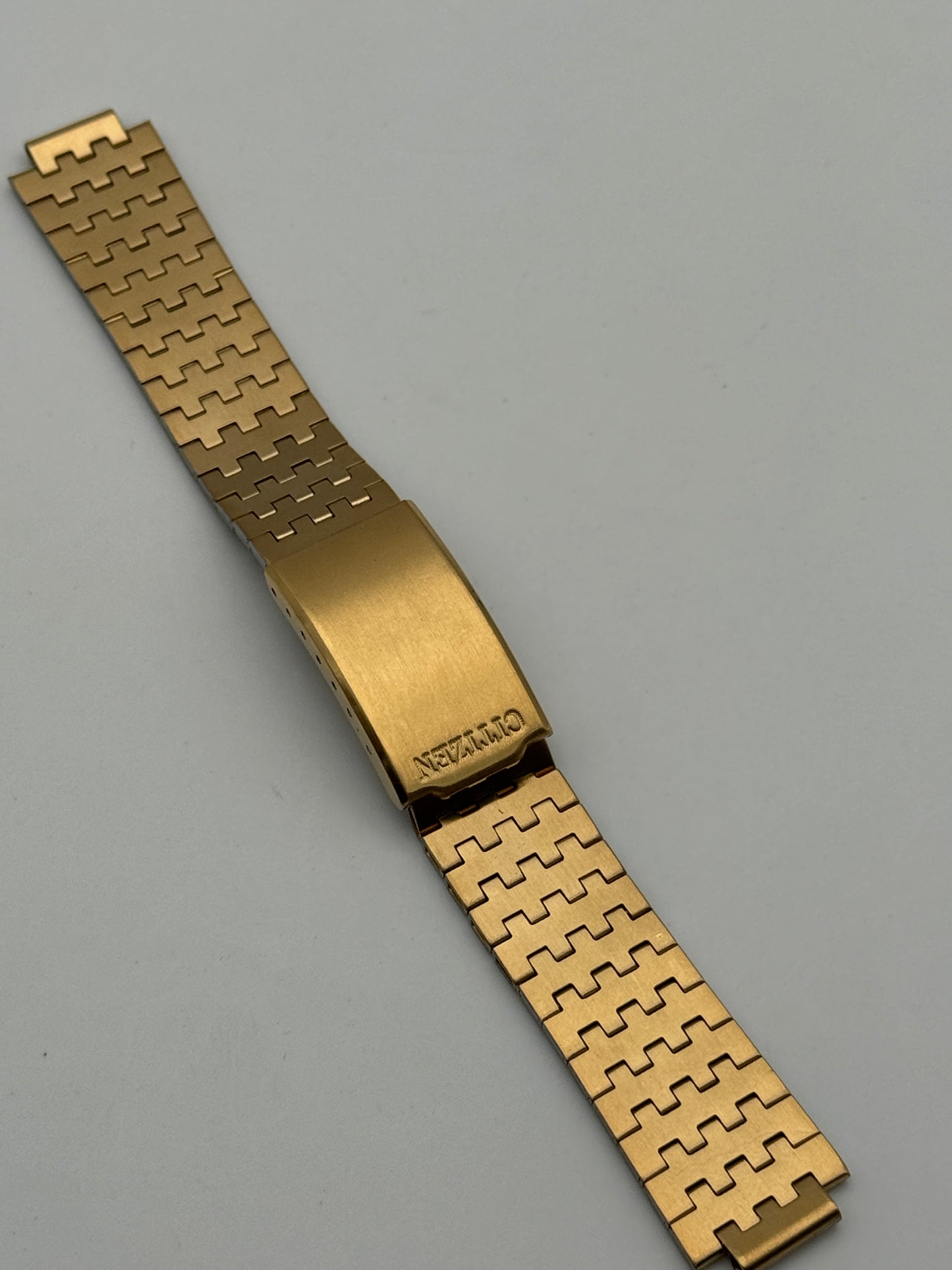 Citizen  59-70435 bracelet bracciale acciaio steel dorato golden 18-11mm