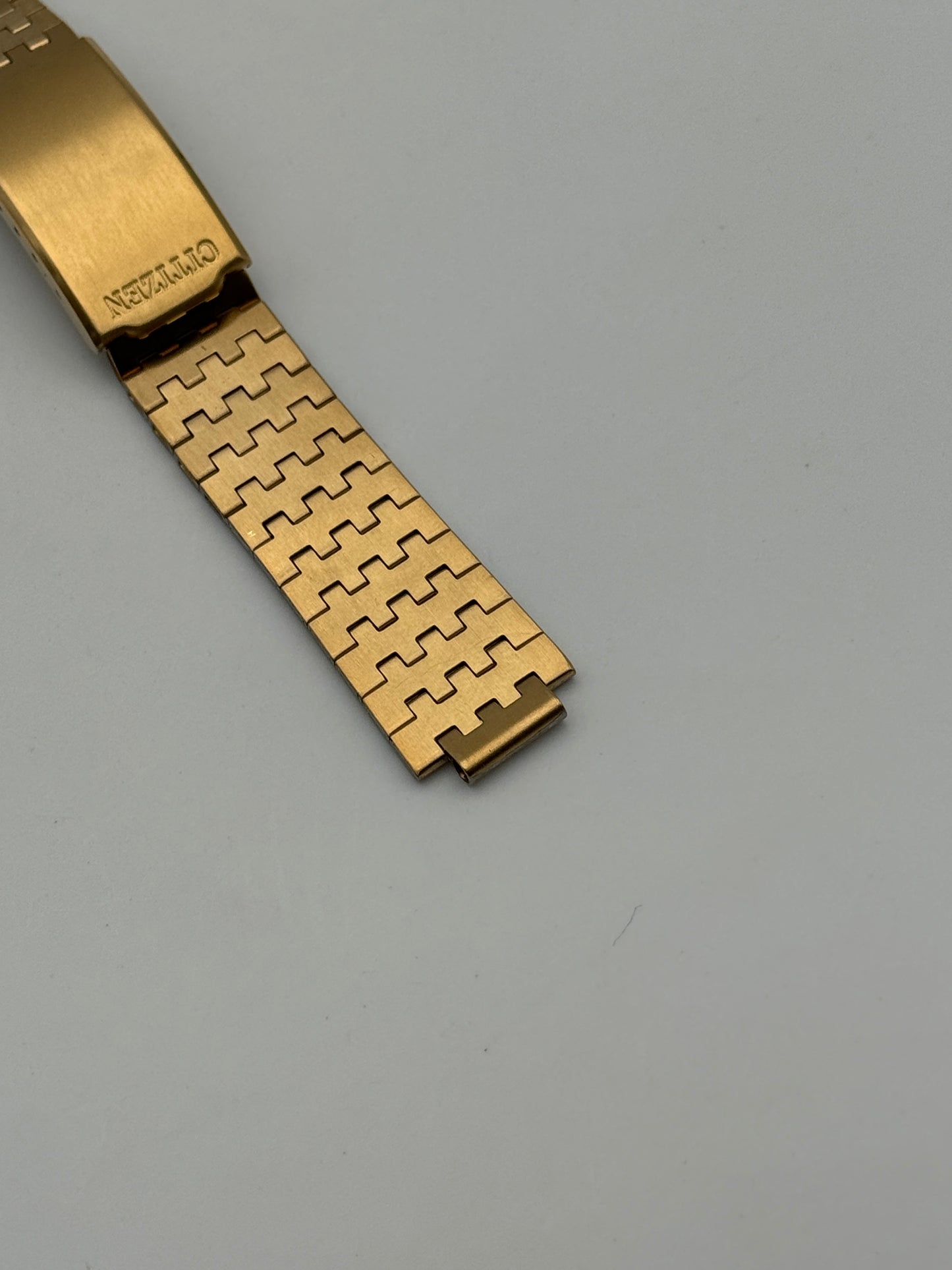 Citizen  59-70435 bracelet bracciale acciaio steel dorato golden 18-11mm