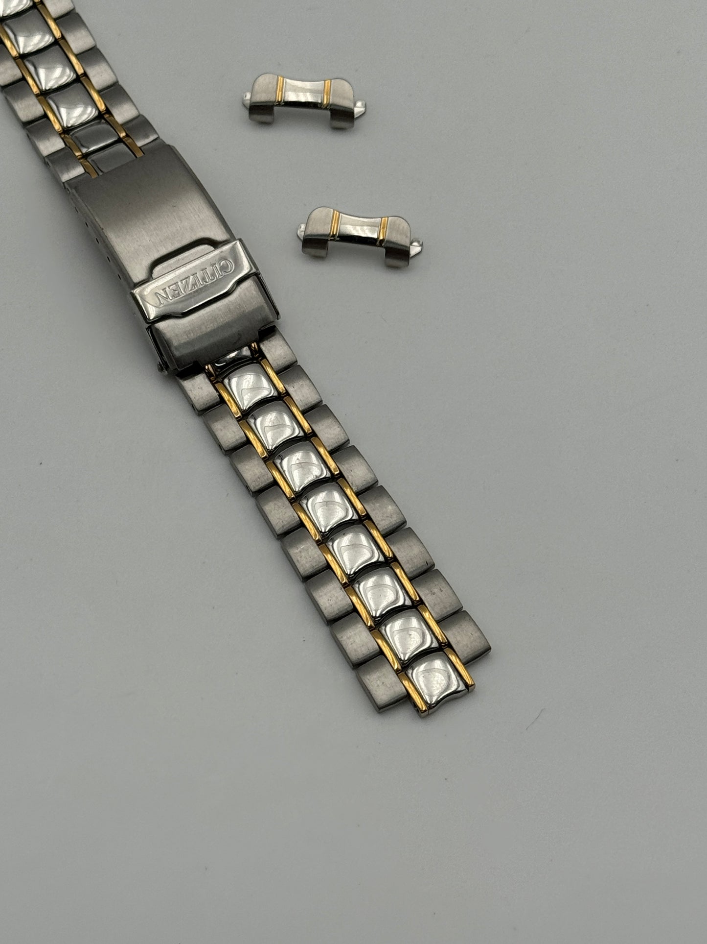 Citizen bracelet bracciale acciaio steel e oro gold 18mm