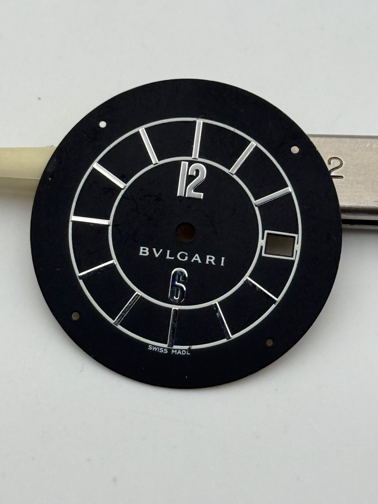 bvlgari 30mm dial quadrante black