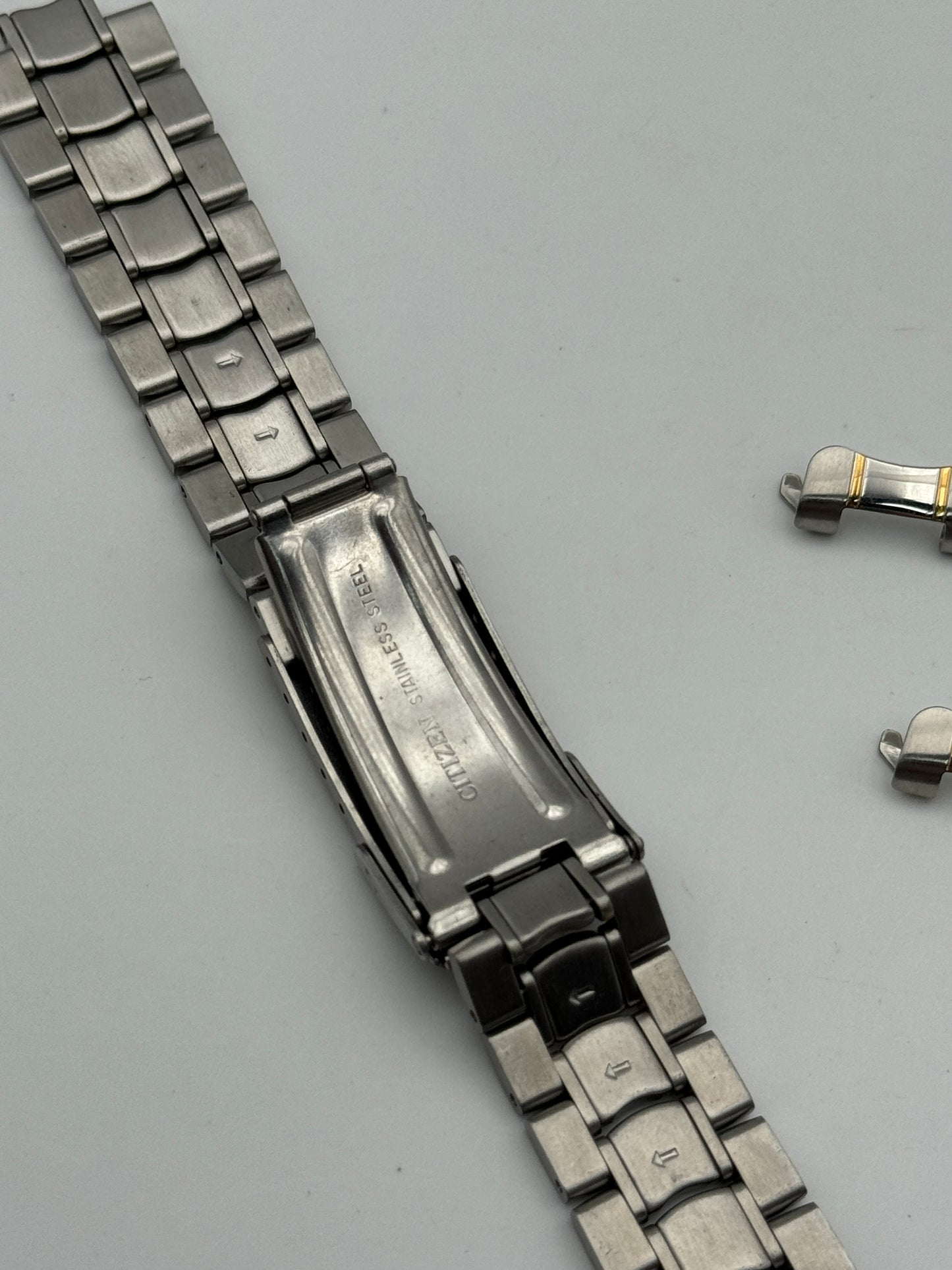 Citizen bracelet bracciale acciaio steel e oro gold 18mm
