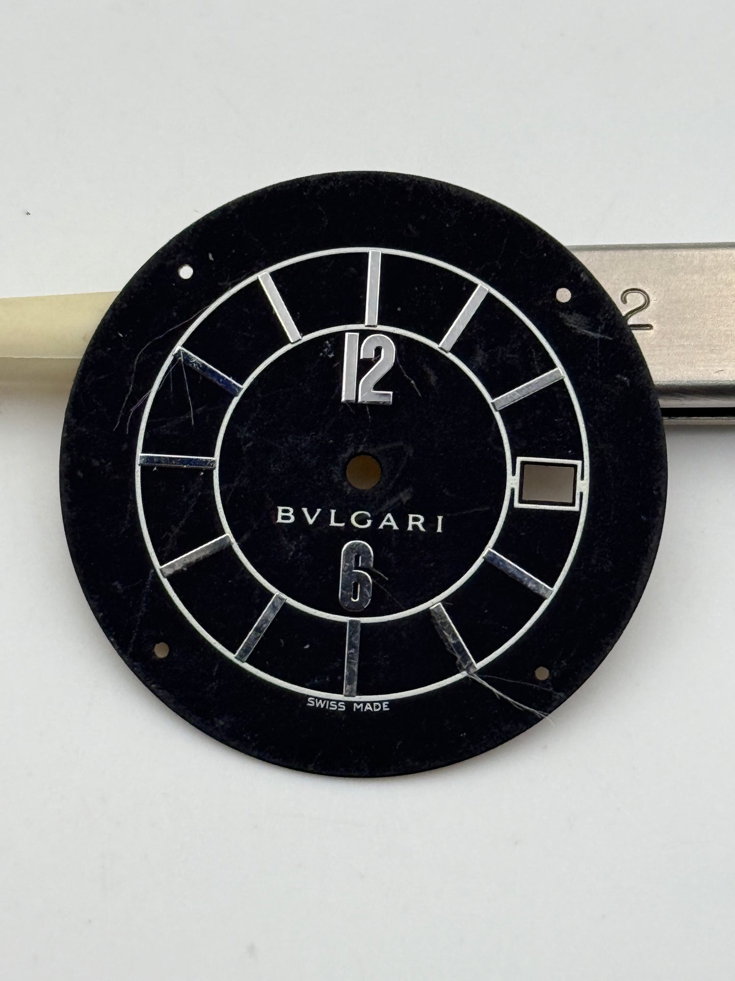 bvlgari 30mm dial quadrante black