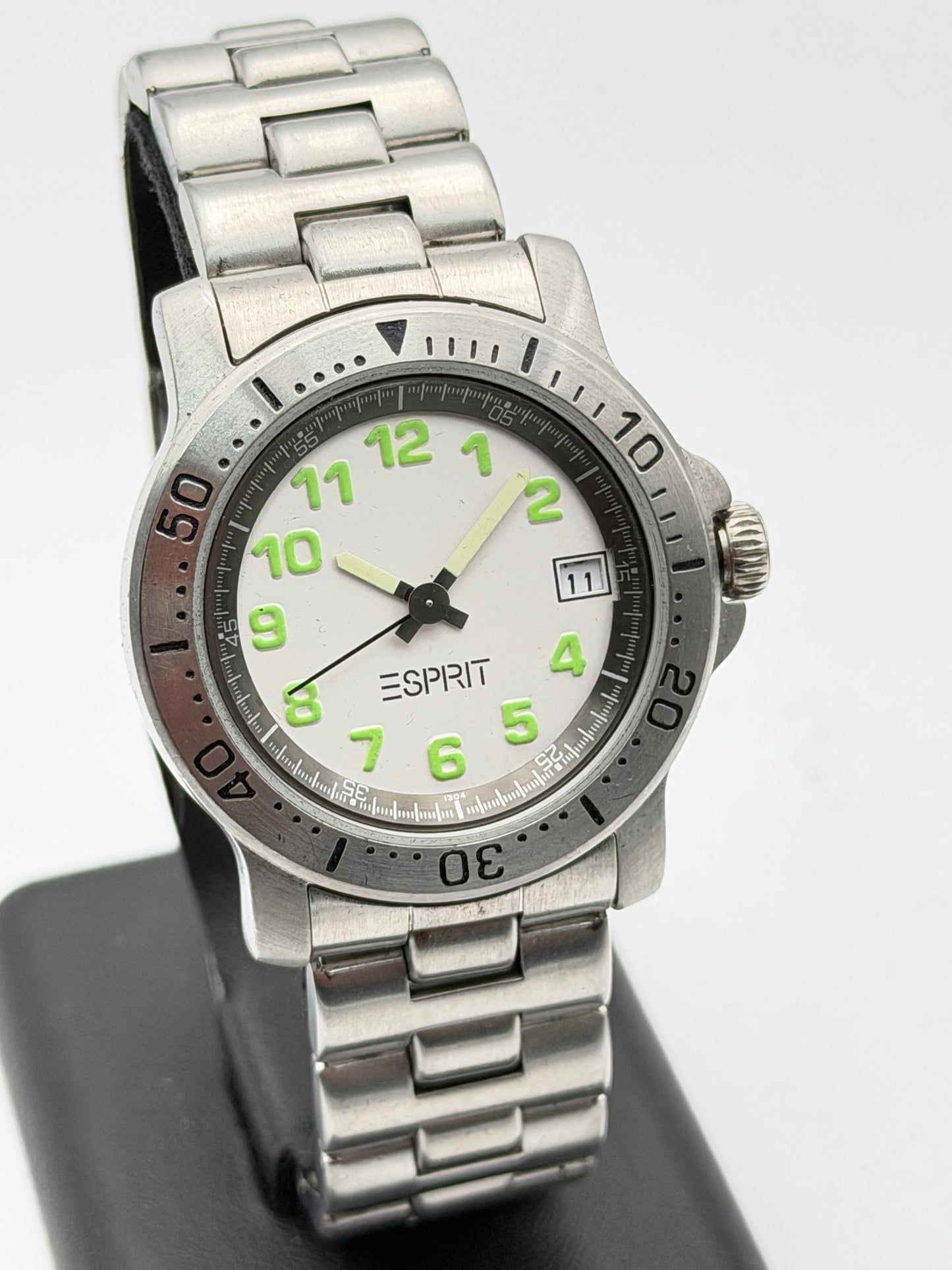 esprit quartz watch new nos 39mm
