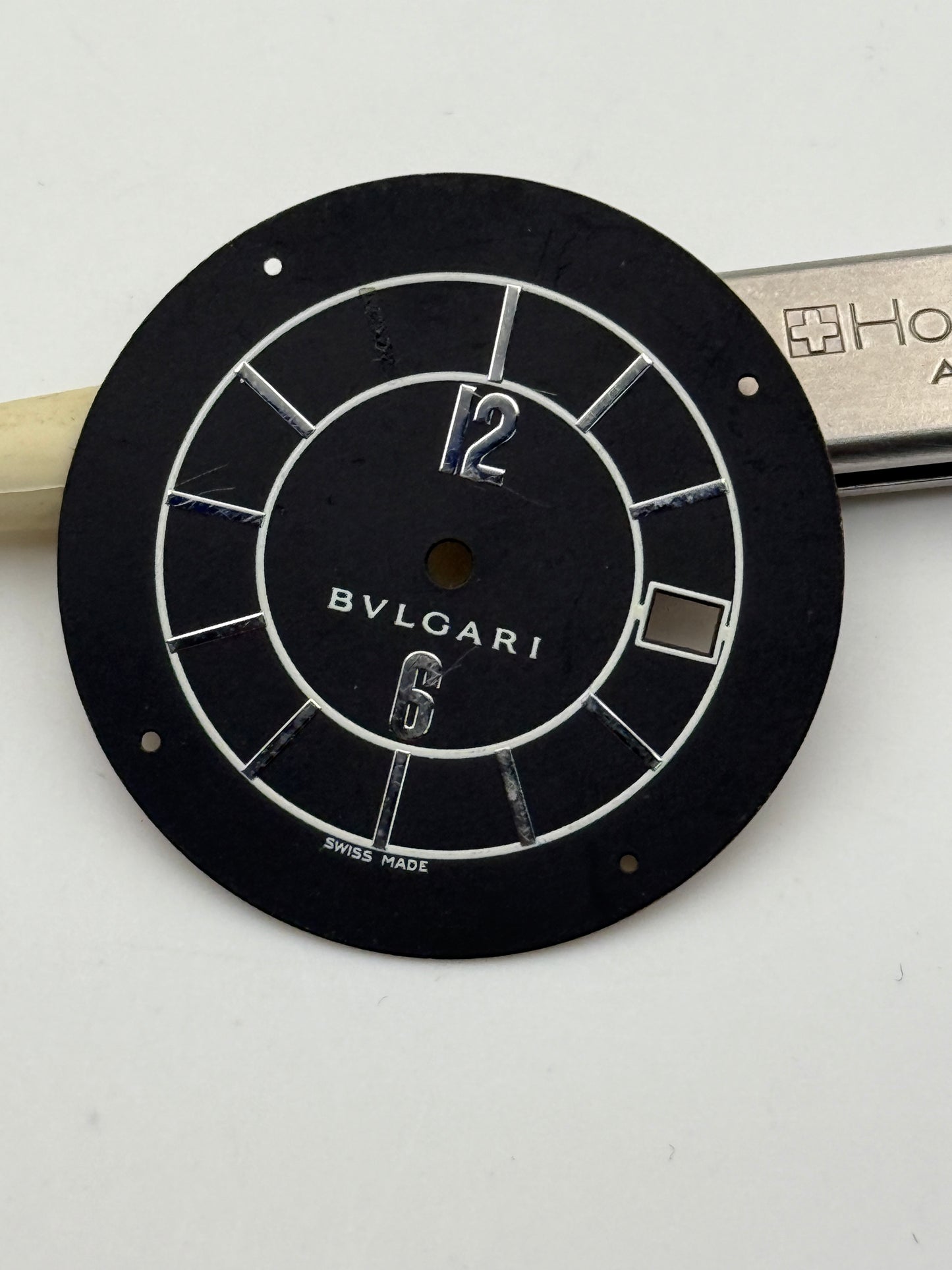 bvlgari 30mm dial quadrante black