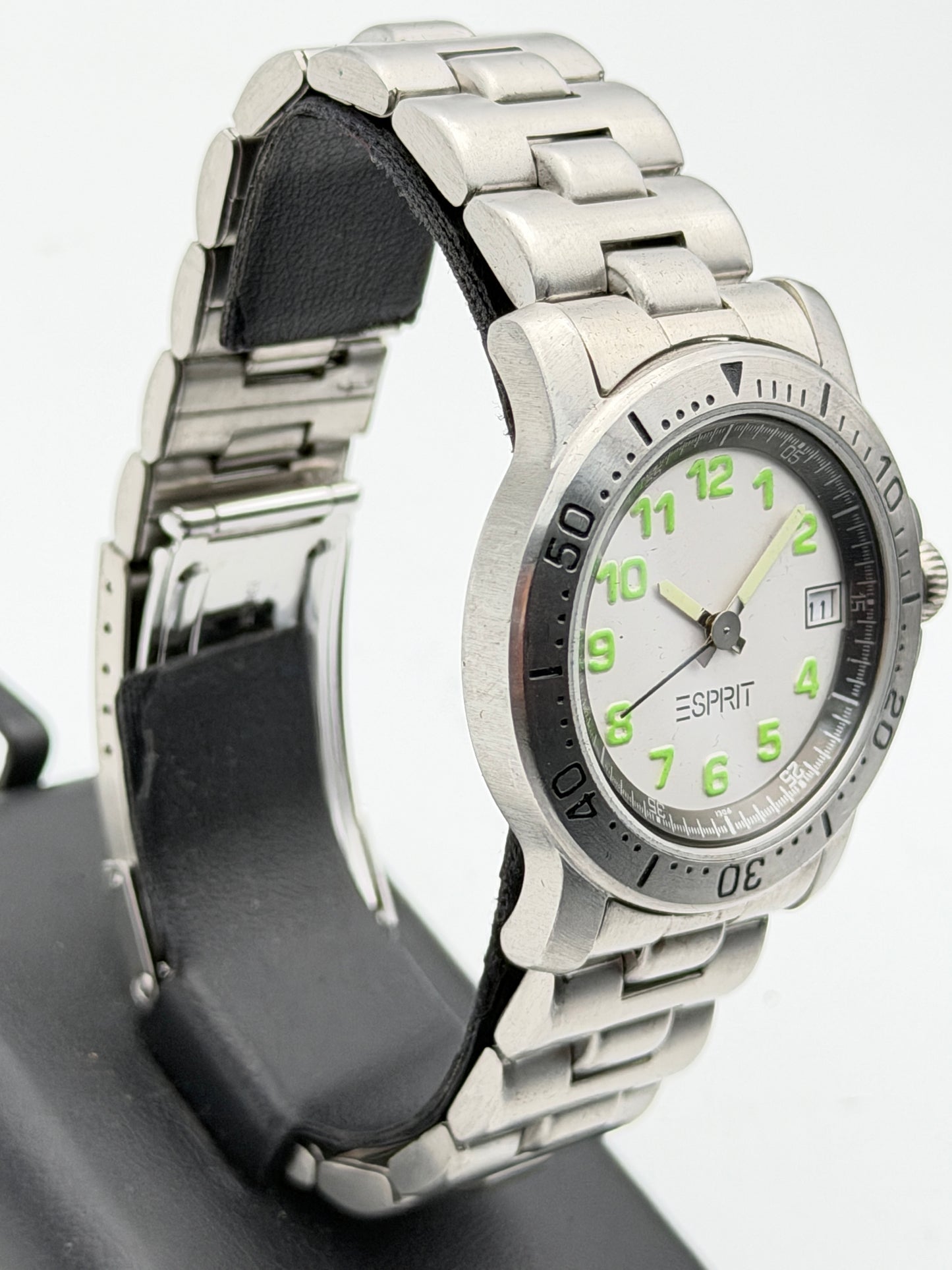 esprit quartz watch new nos 39mm