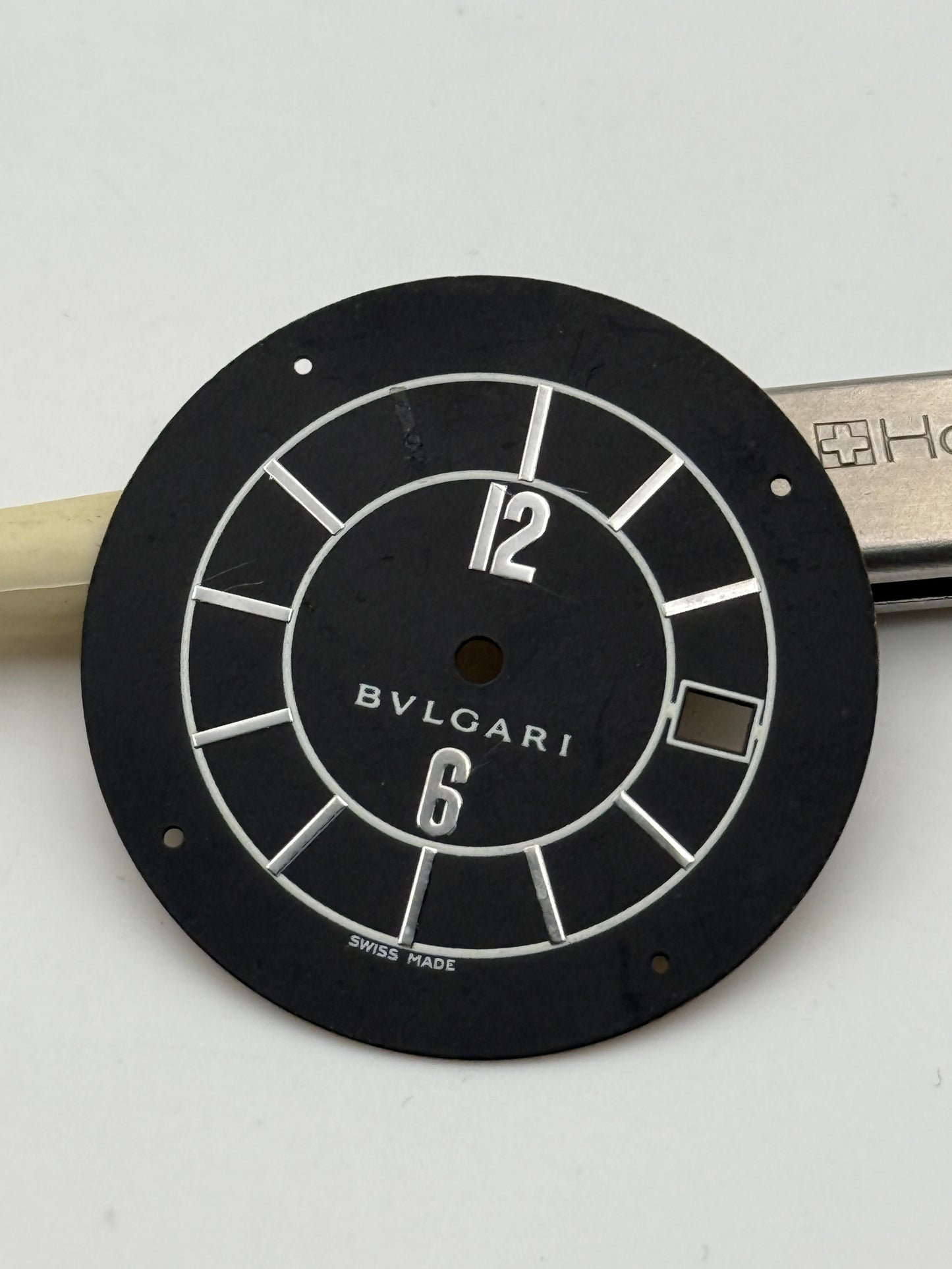 bvlgari 30mm dial quadrante black