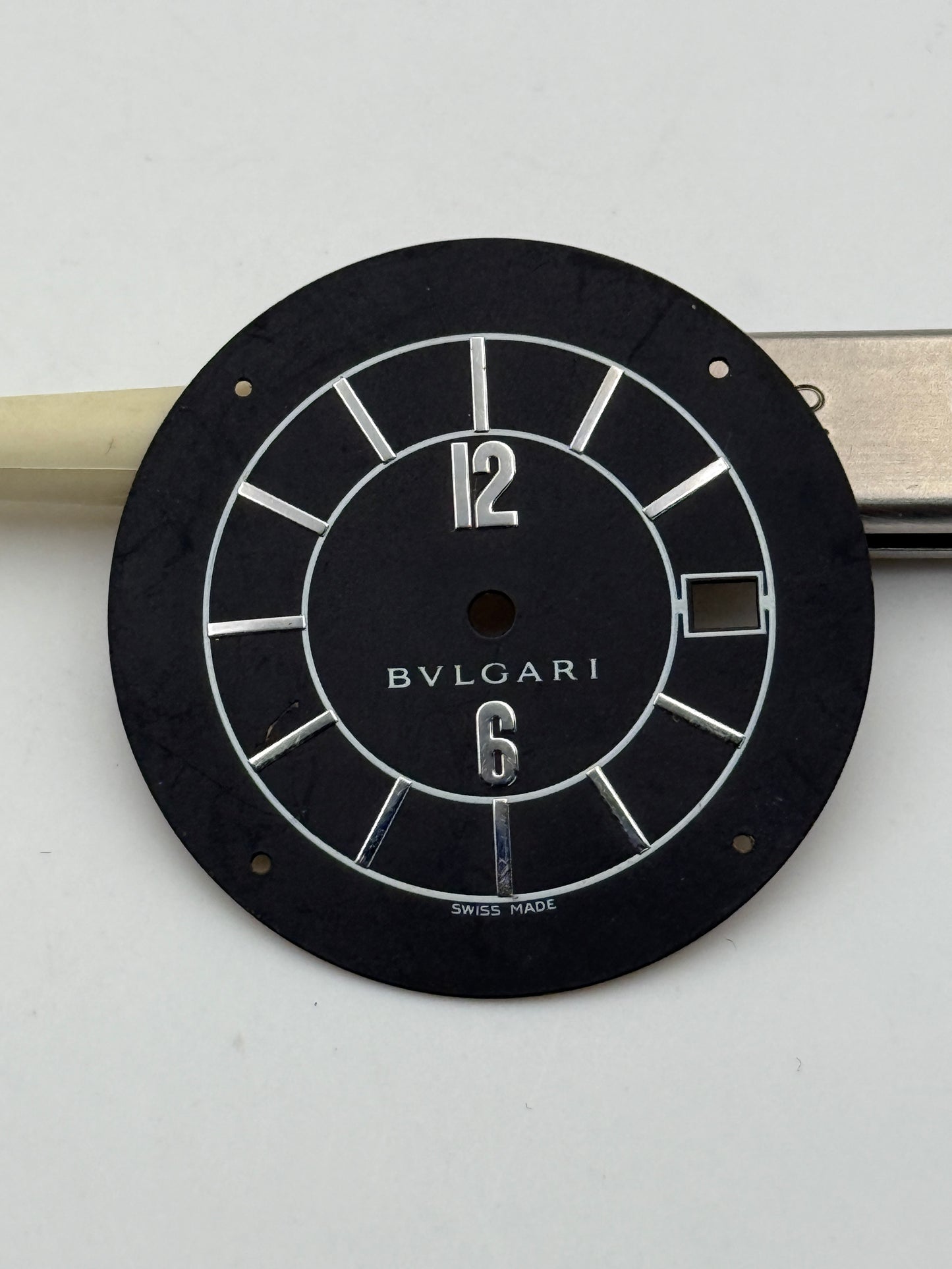 bvlgari 30mm dial quadrante black