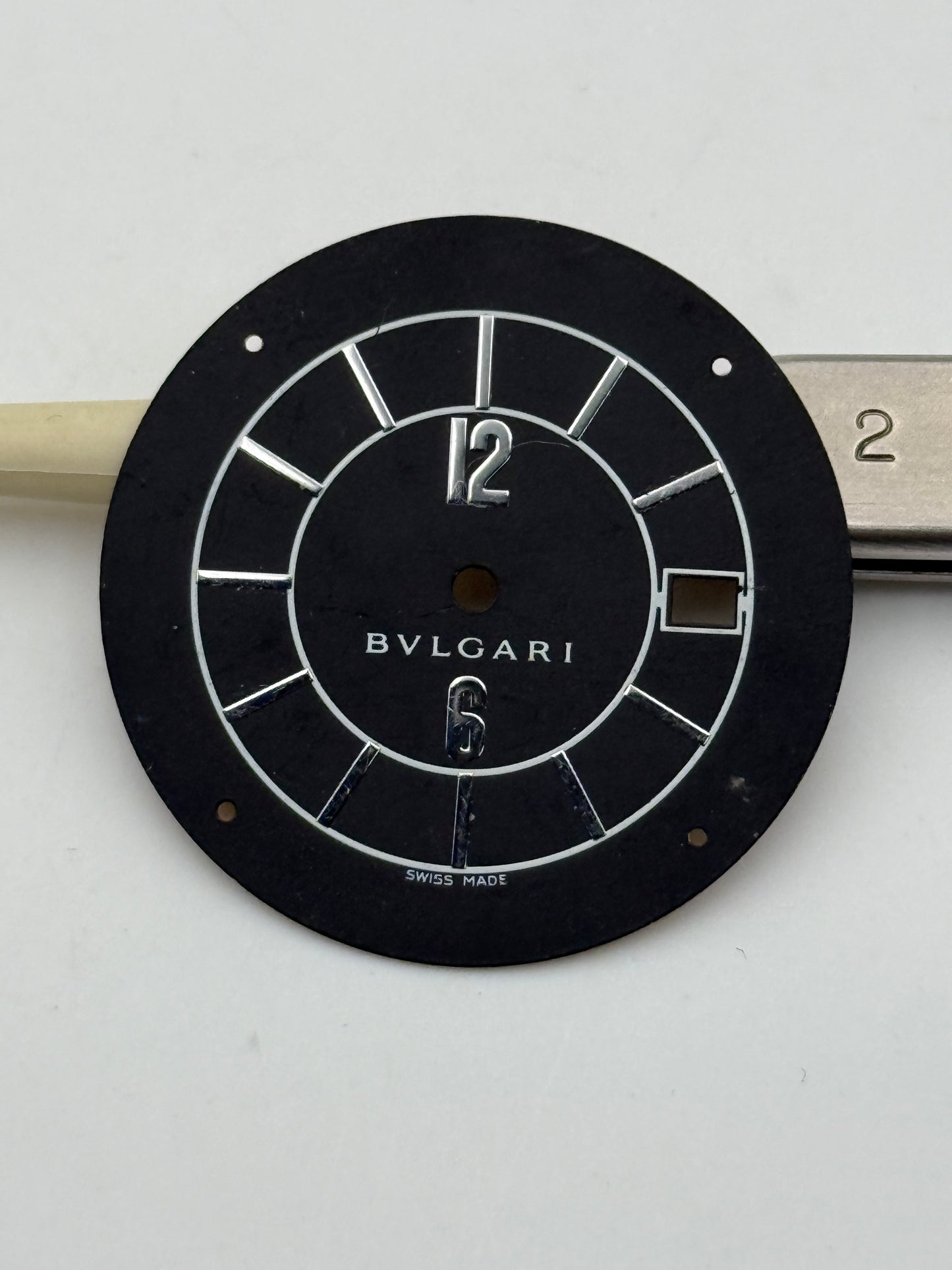 bvlgari 30mm dial quadrante black
