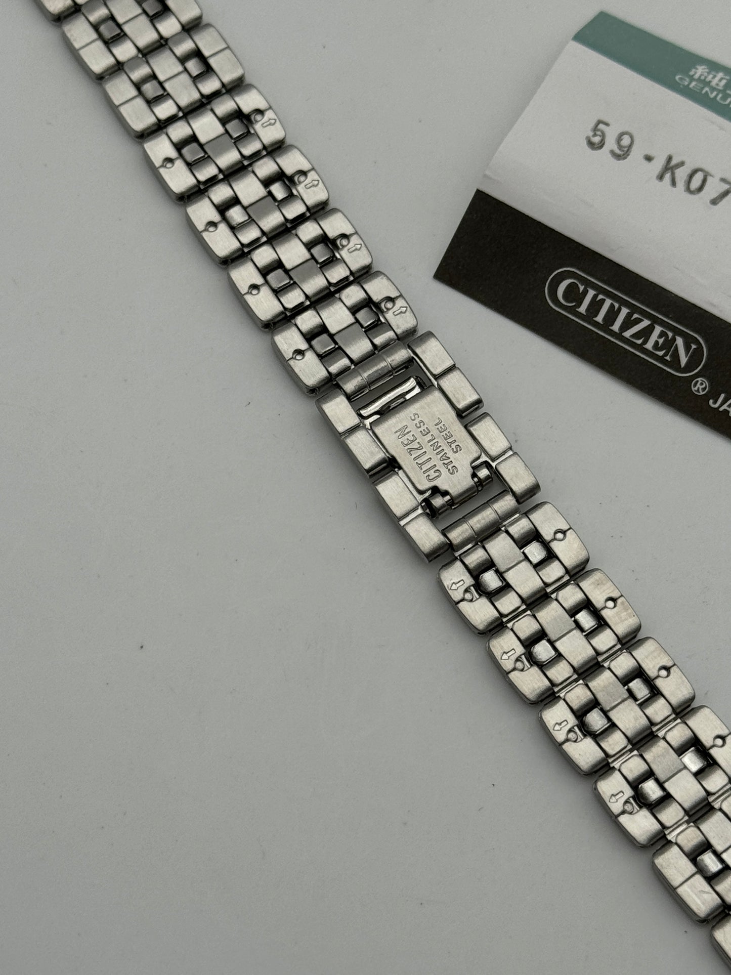 Citizen 59-K0700 bracelet bracciale acciaio steel e oro gold 14mm