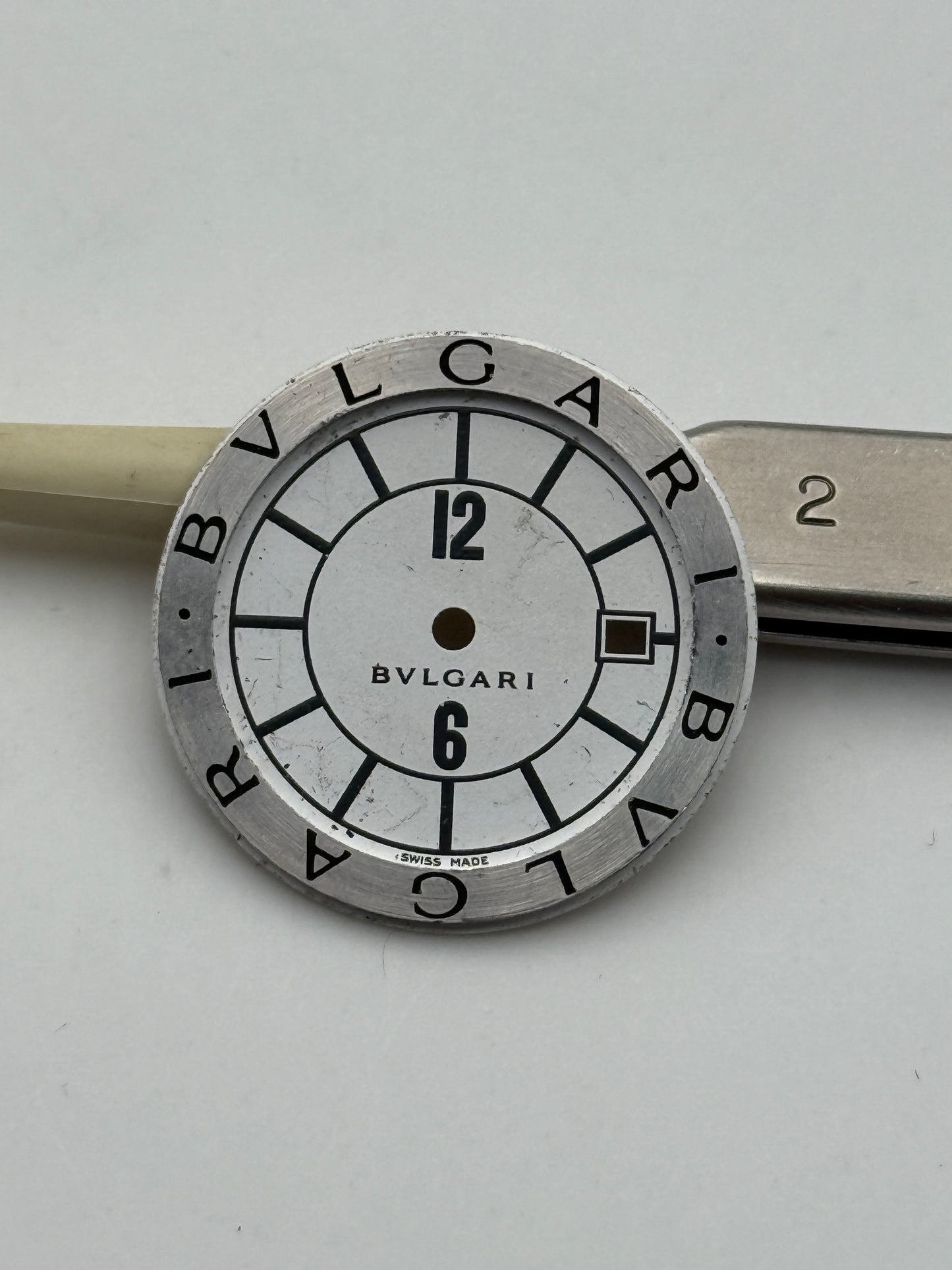 bvlgari dial quadrante 24mm white