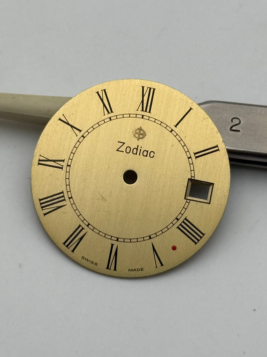 zodiac champagne swiss made 28.8mm